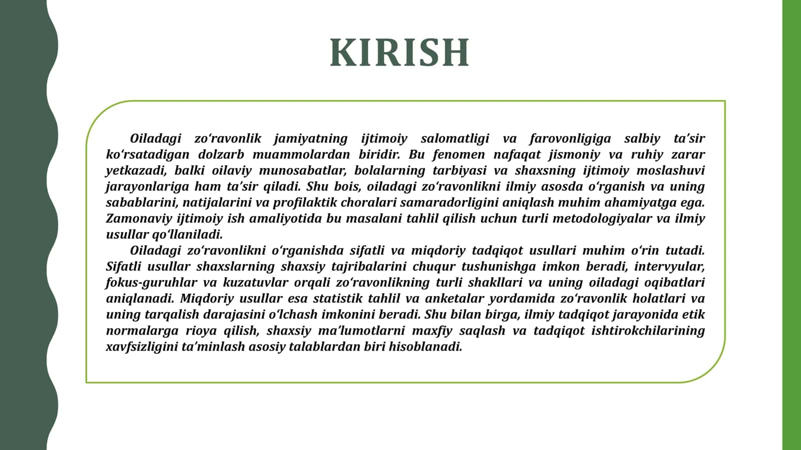 OILADAGI ZO'RAVONLIKNI ILMIY O'RGANISH USULLARI 3