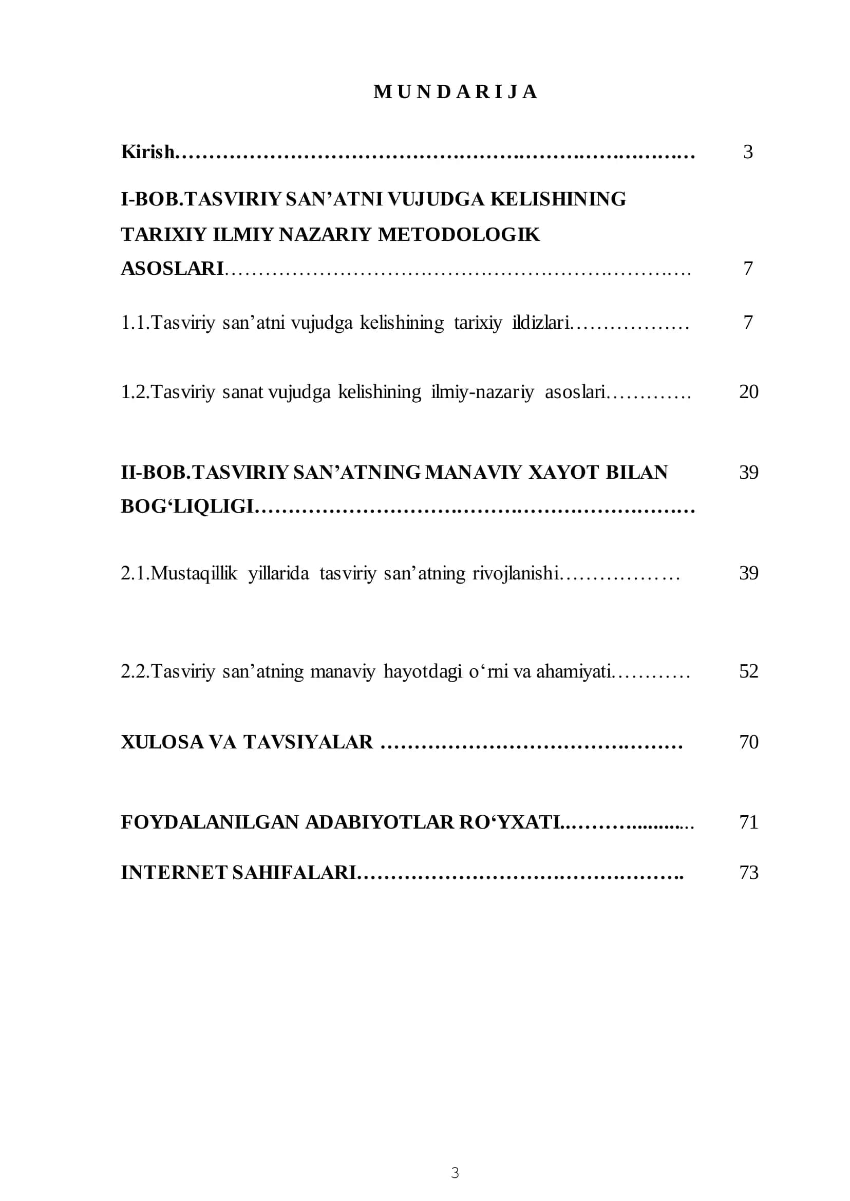 “Tasviriy san’at va muhandislik grafikasi” yo‘nalishi 3