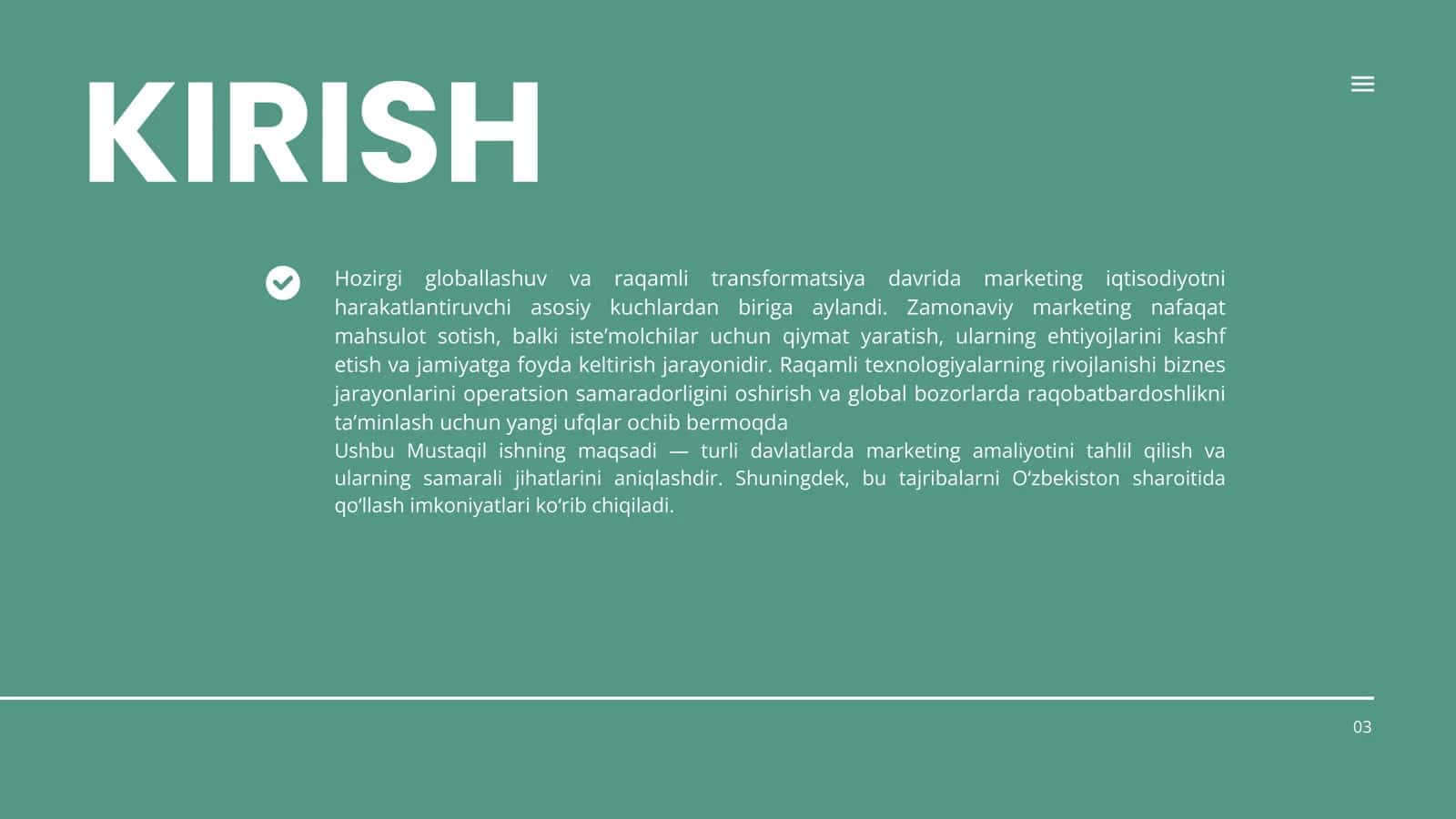 Xorijiy davlatlar iqtisodiyotida marketingni qo'llash amaliyoti tajribasi 3