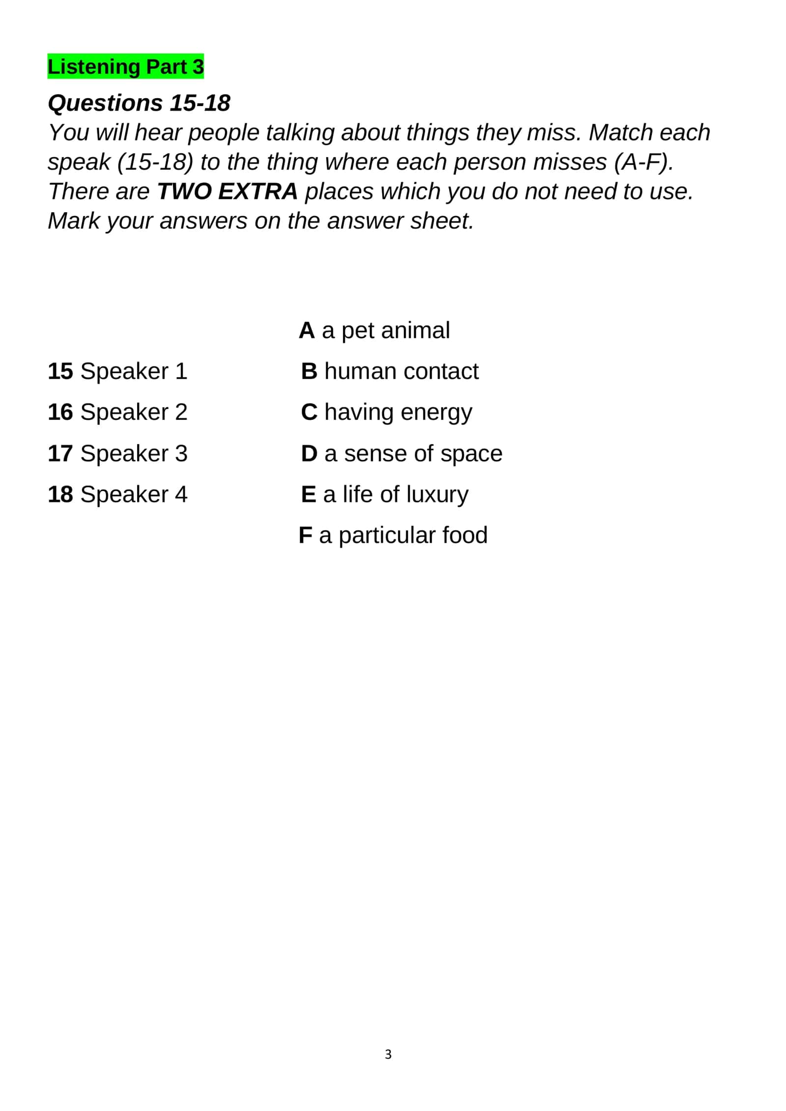 Full Mock Test 3