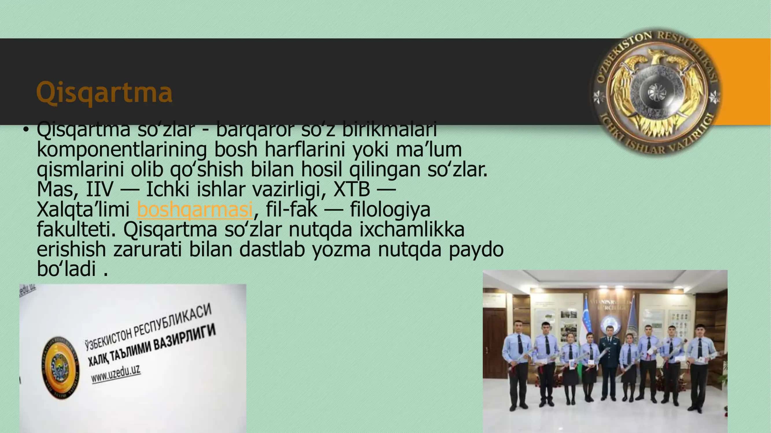 Qisqartmalar 3