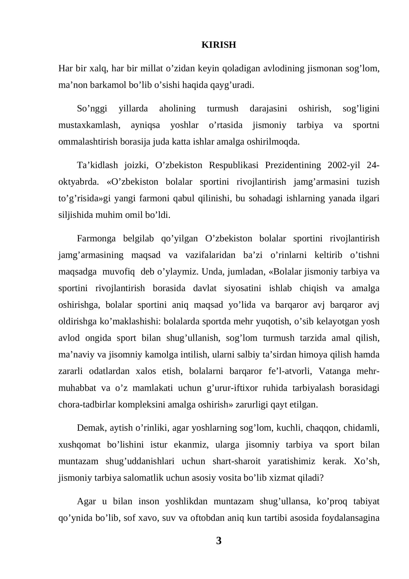 Kasb-hunar kollejlarida sport o’yinlari bo’yicha musobaqalarni o’tkazishni takomillashtirish 3