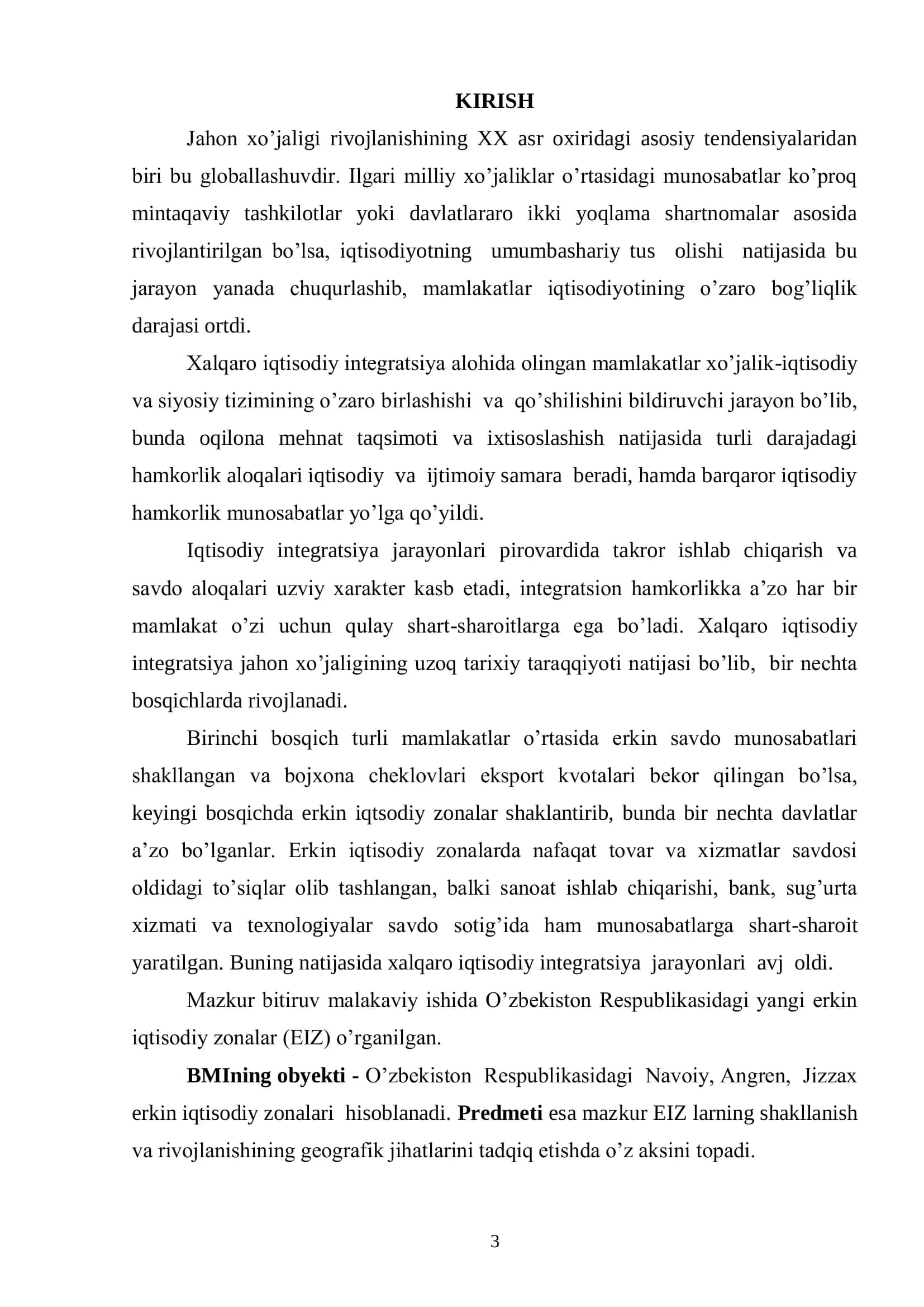 O'ZBEKISTONNING YANGI IQTISODIY ZONALARI VA ULARNING GEOGRAFIK XUSUSIYATLARI 3