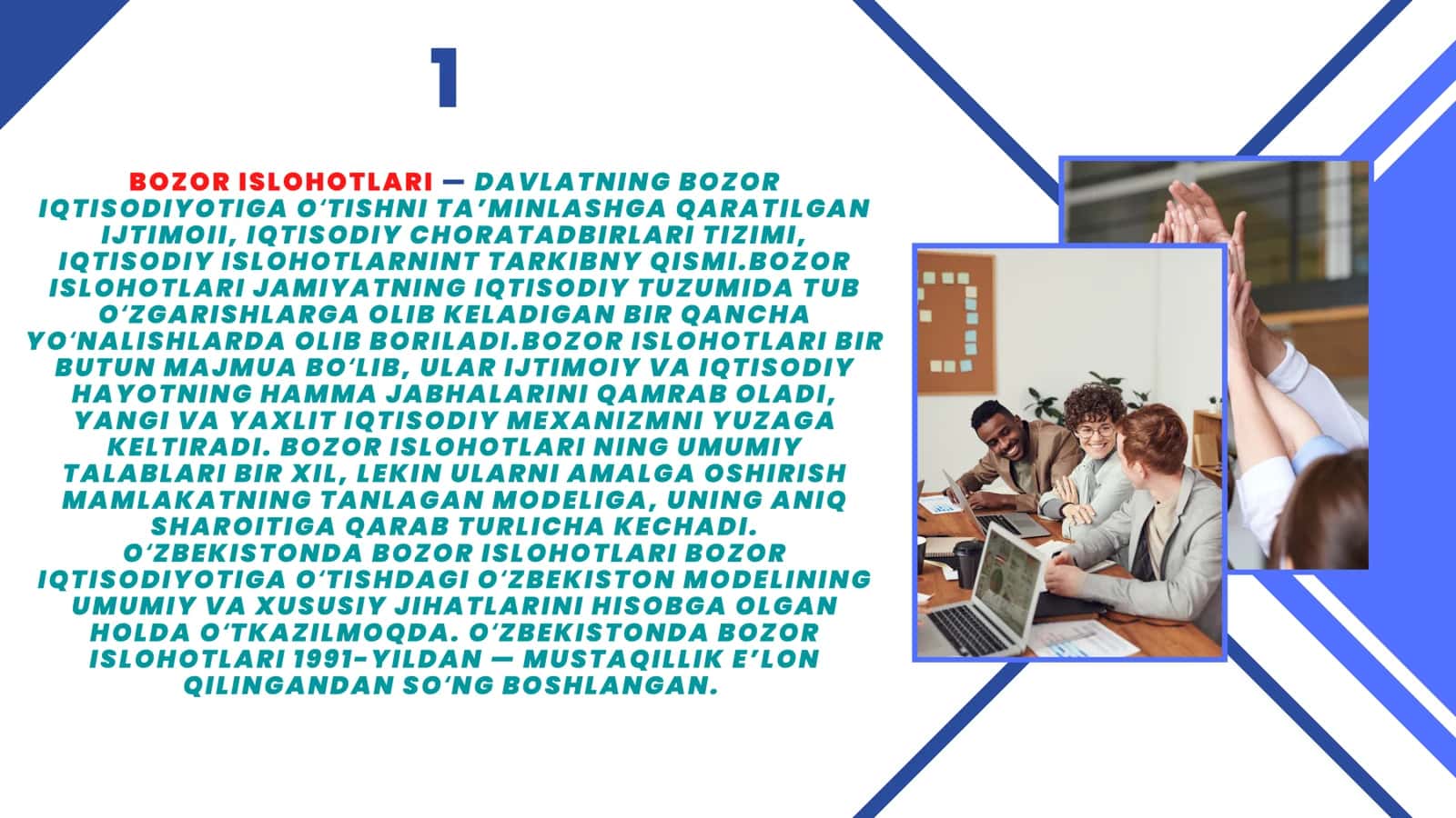 O'ZBEKISTONDA BOZOR ISLOHOTLARI 3