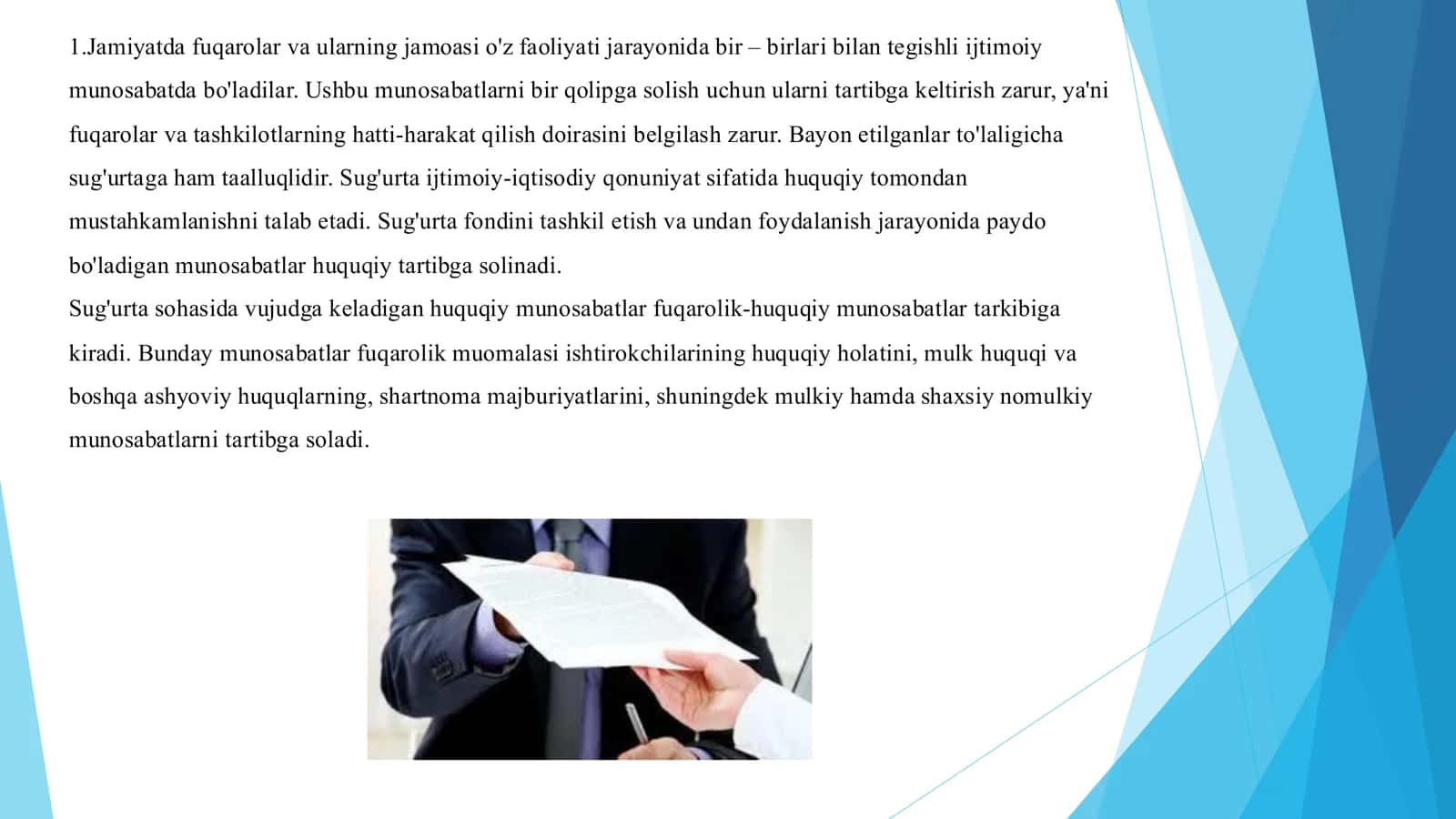 O'zbekiston Respublikasida sug'urta faoliyati, uning tashkiliy-huquqiy asoslari va uni takomillashtirish yo'nalishlari.​  ​ 3