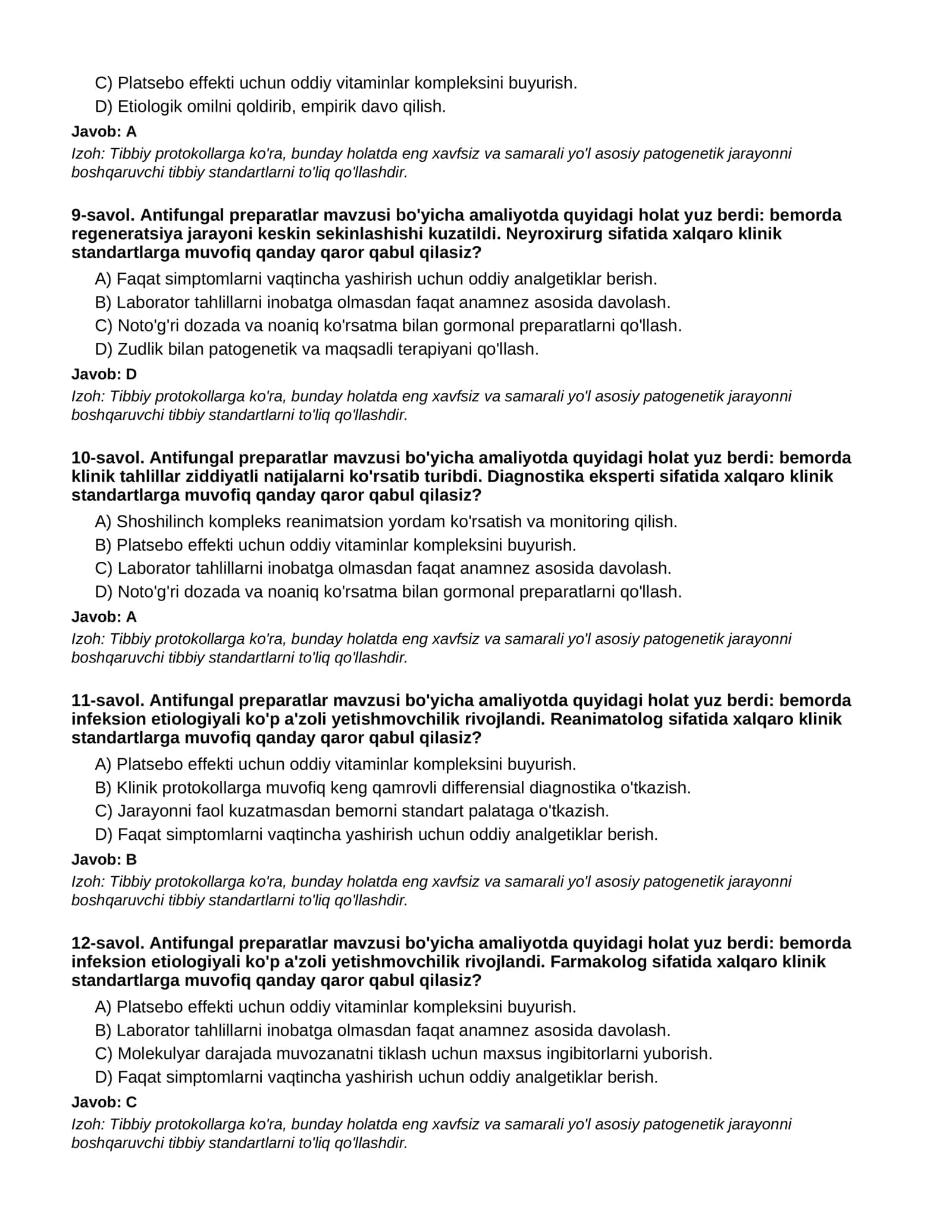 Antifungal preparatlar - 3-QISM 3