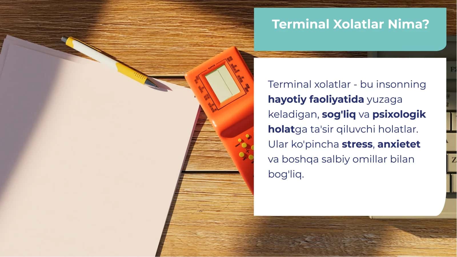 TERMINAL XOLATLARNING INSON HAYOTIDA PAYDO BO'LISH SABABLARI: TAHLIL VA FOYDALI TAKLIFLAR 3