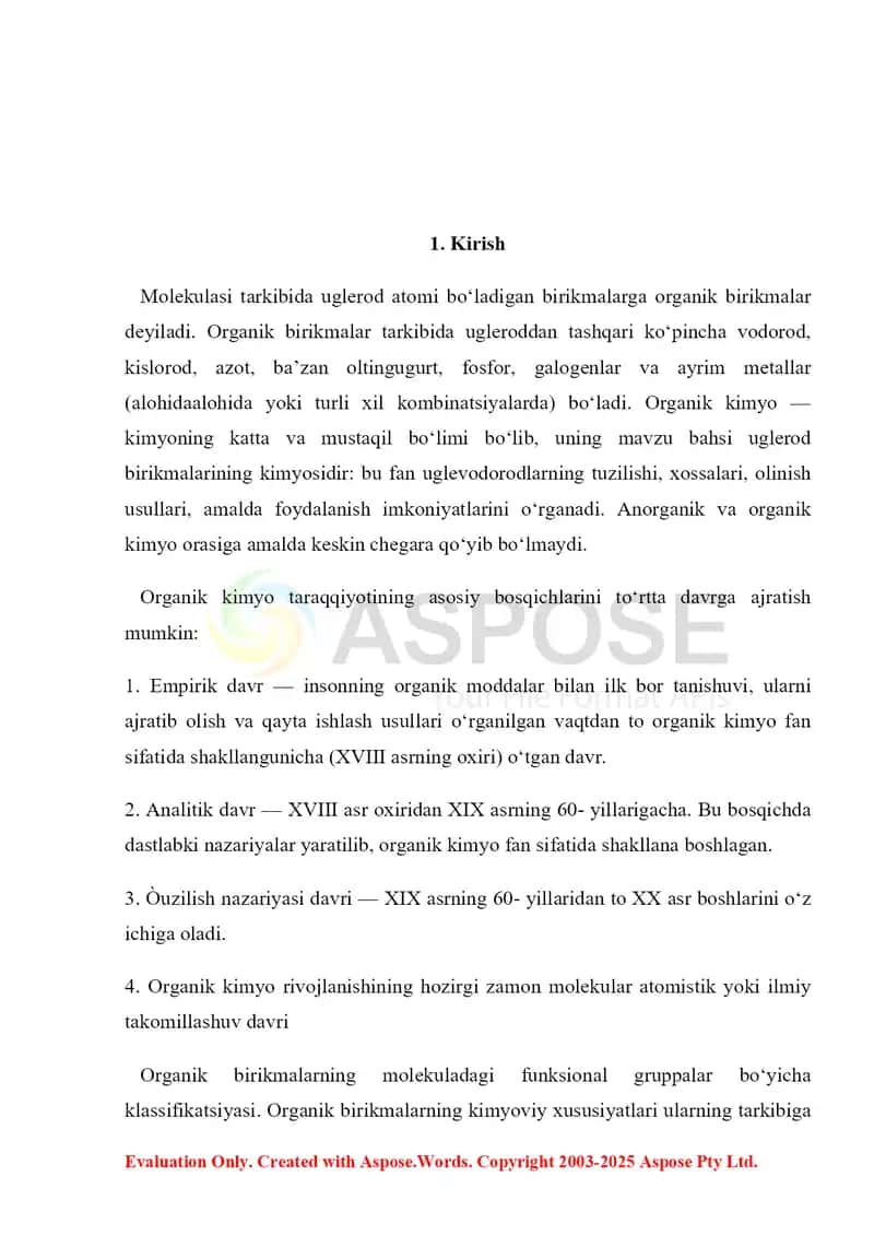 11. Aldegid va ketonlarning olinish usullari. To’yinmagan aldegidlar. Xinonlar 2. Referat 16 bet 3
