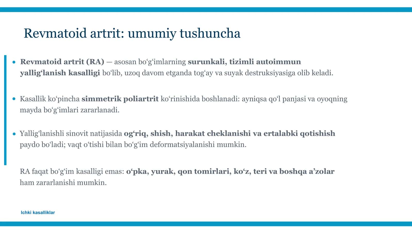 Revmatoid artrit 3