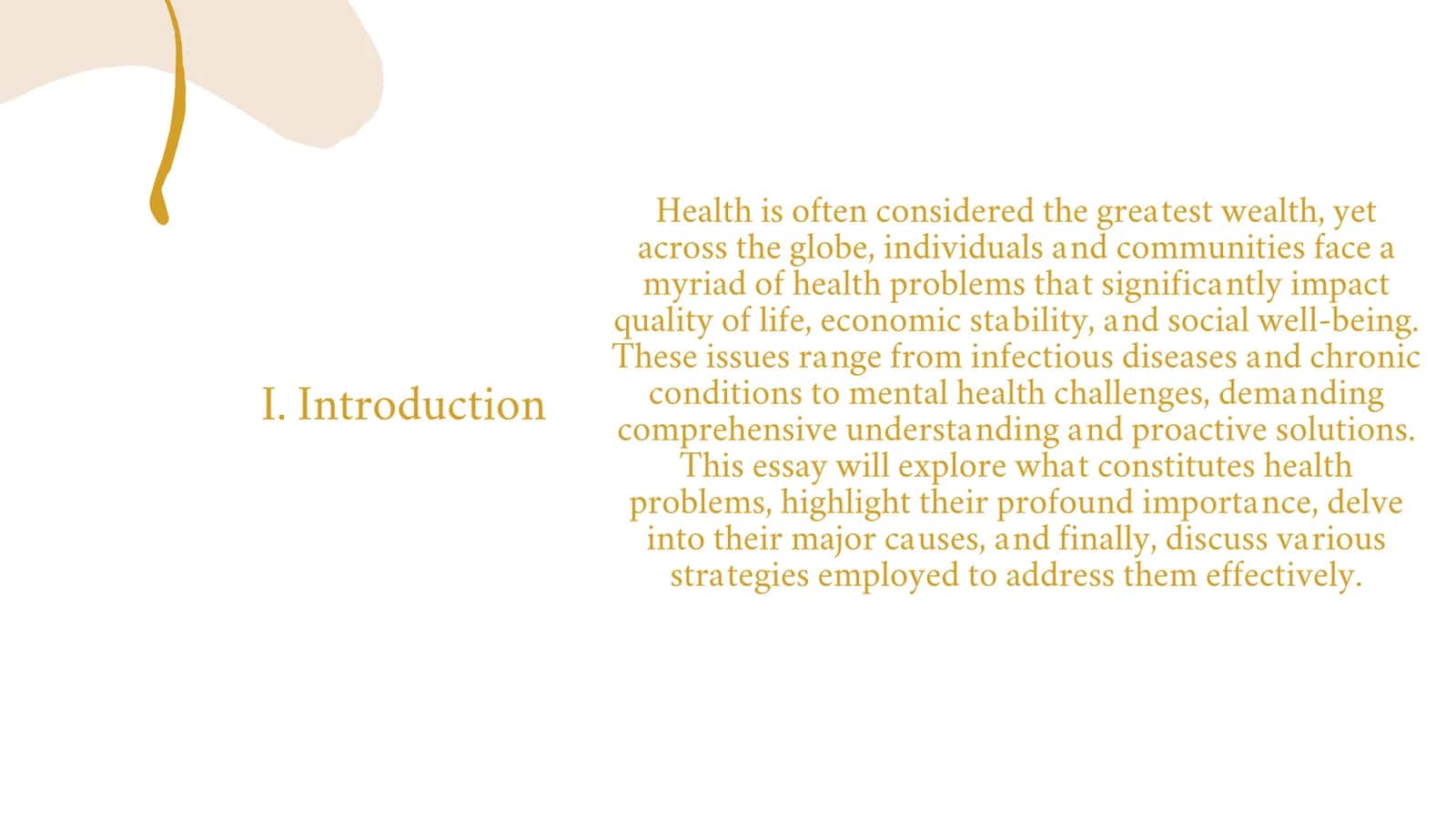 Health problems 3