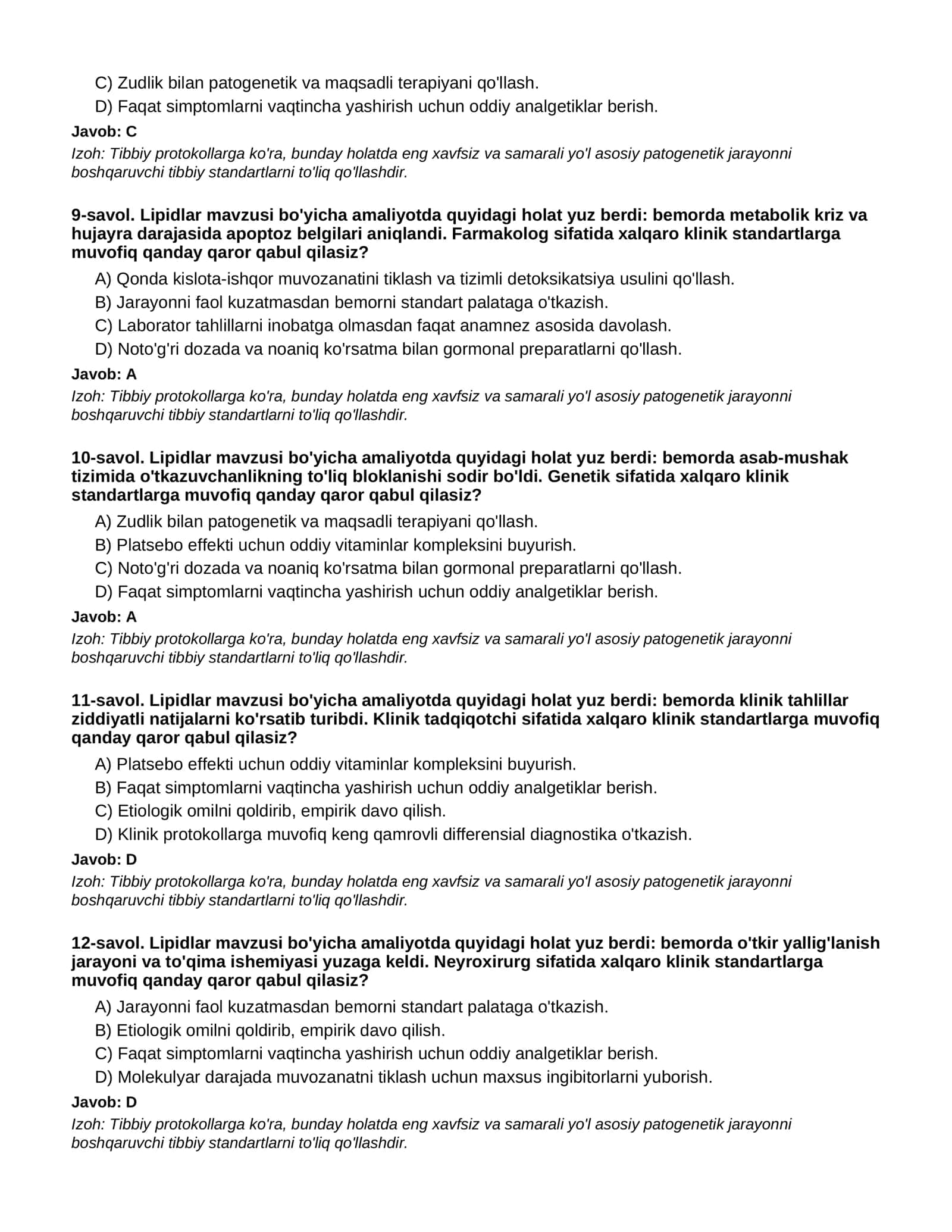 Lipidlar - 3-QISM 3