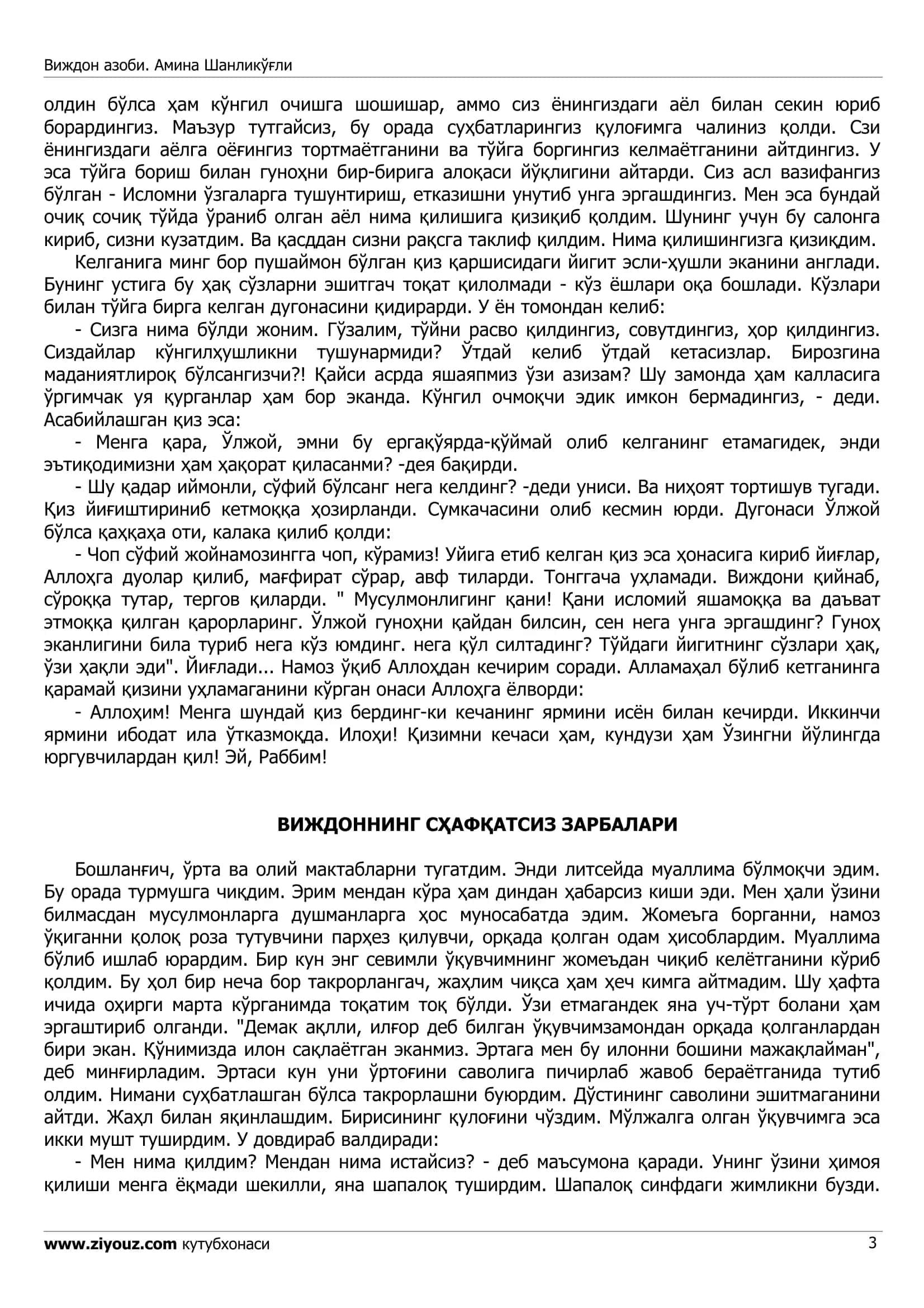 Виждон азоби 3