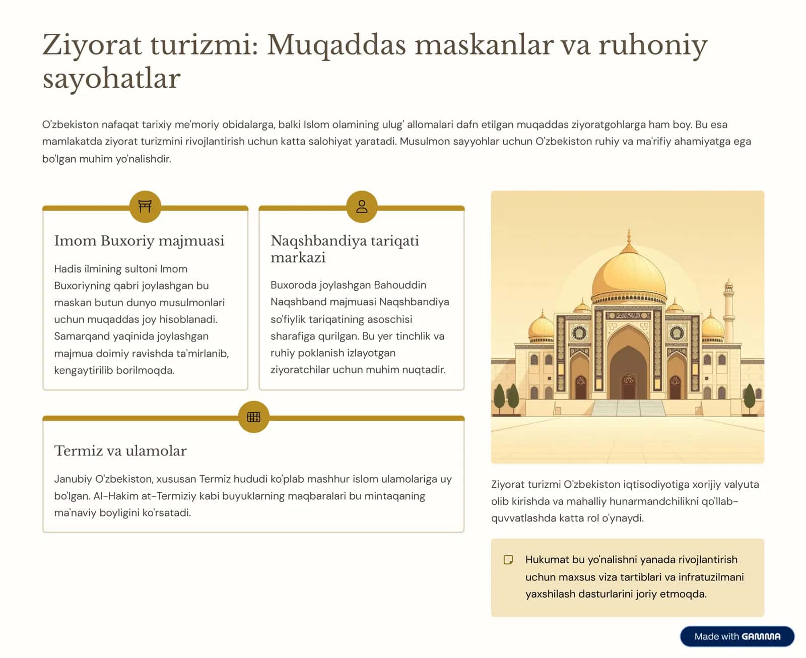 O'zbekistonning Turizm Bozori 3