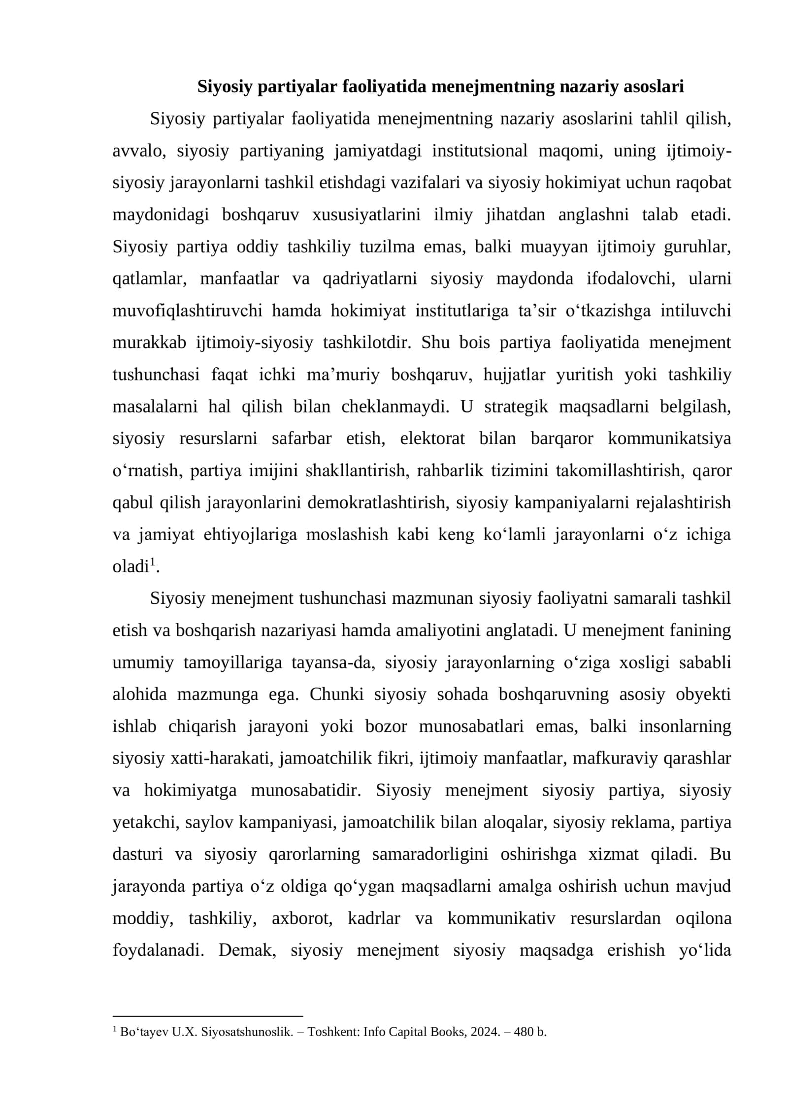 SIYOSIY PARTIYALAR FAOLIYATIDA ZAMONAVIY MENEJMENT USULLARINING JORIY ETILISHI 3