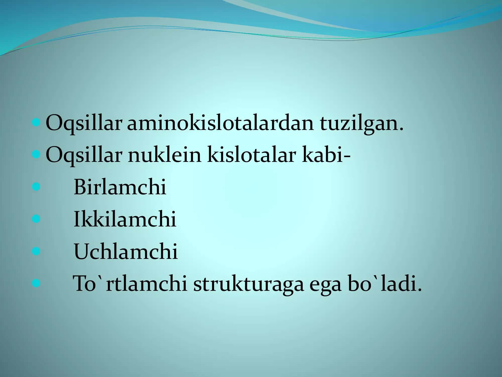 Makromalekulalarning fazoviy strukturasi. 3