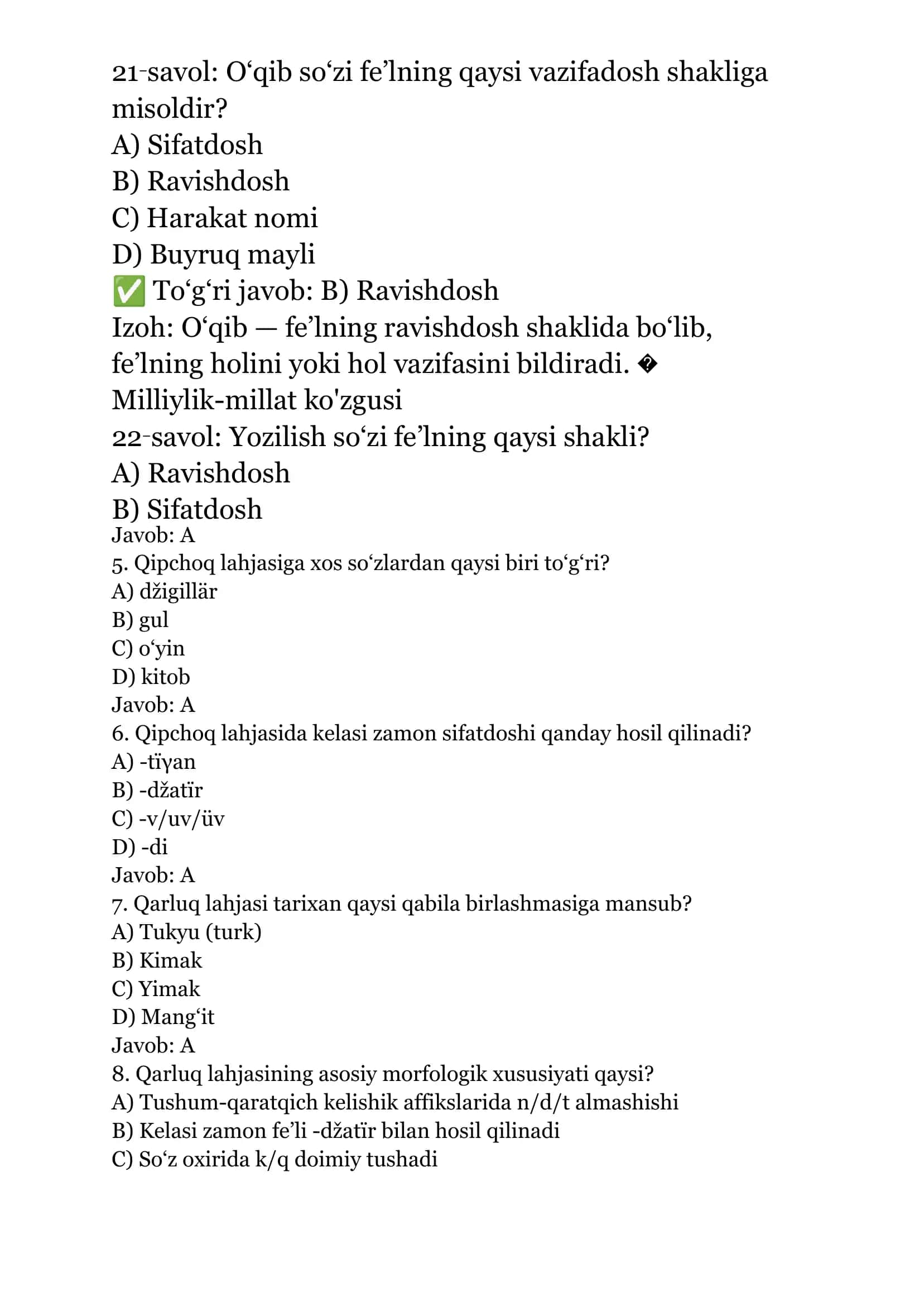 O'zbek detologiyasi 3
