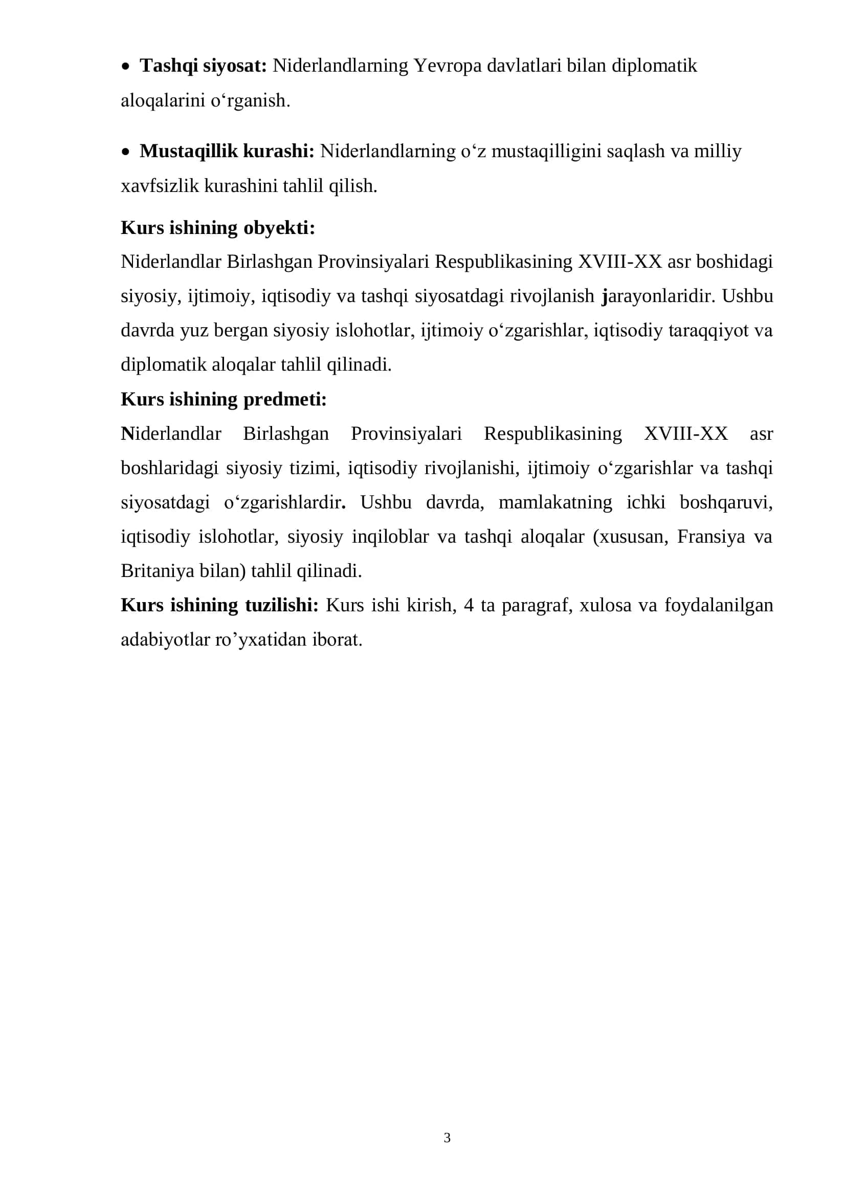 Niderlandlar Birlashgan Provinsiyalari Respublikasi Siyosiy va Iqtisodiy Jarayonlari 3