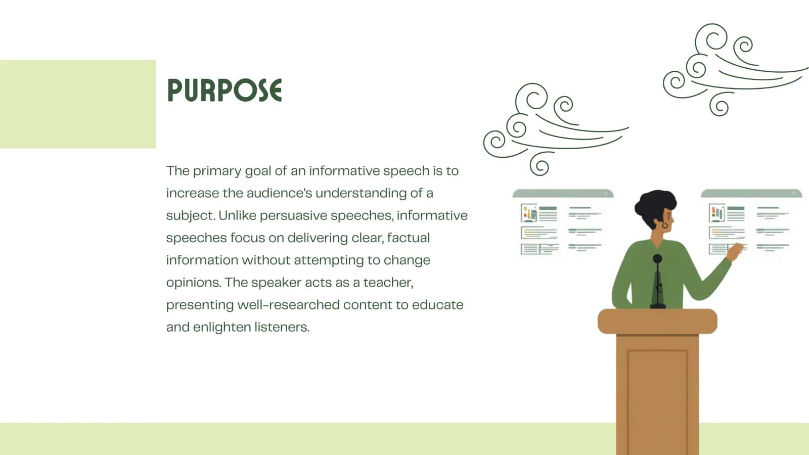 WHAT IS INFORMATIVE SPEECH? 3