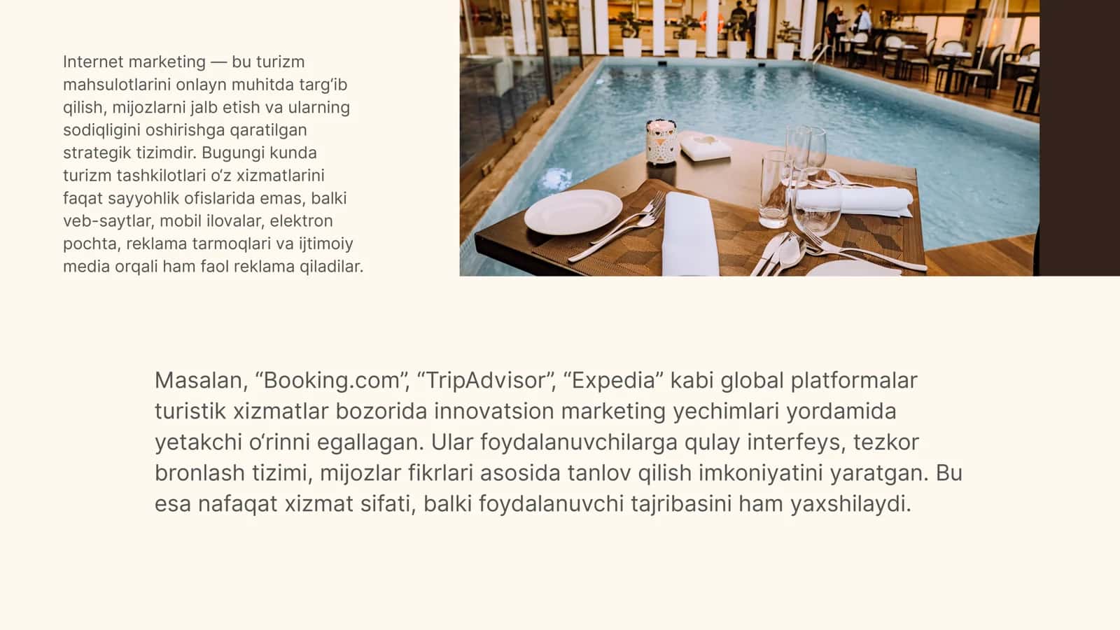 TURIZMDA INNOVATSIYA: TURIZMDA IJTIMOIY MEDIA VA INTERNET MARKETING 3