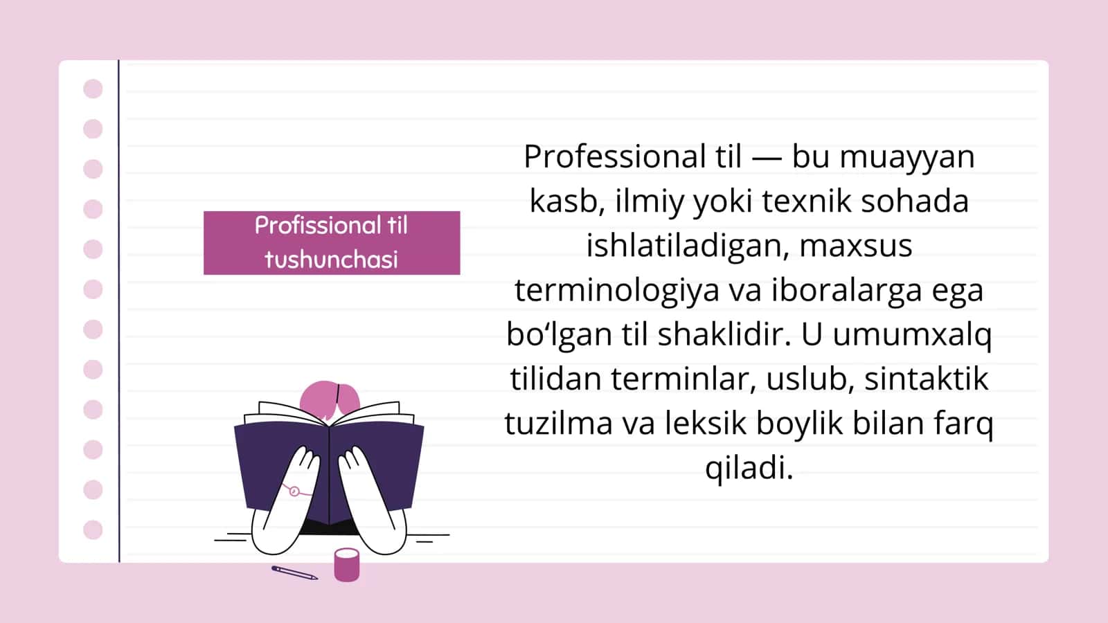 Profissional tillar va ularning milliy tilda asosiy xususiyatlari 3