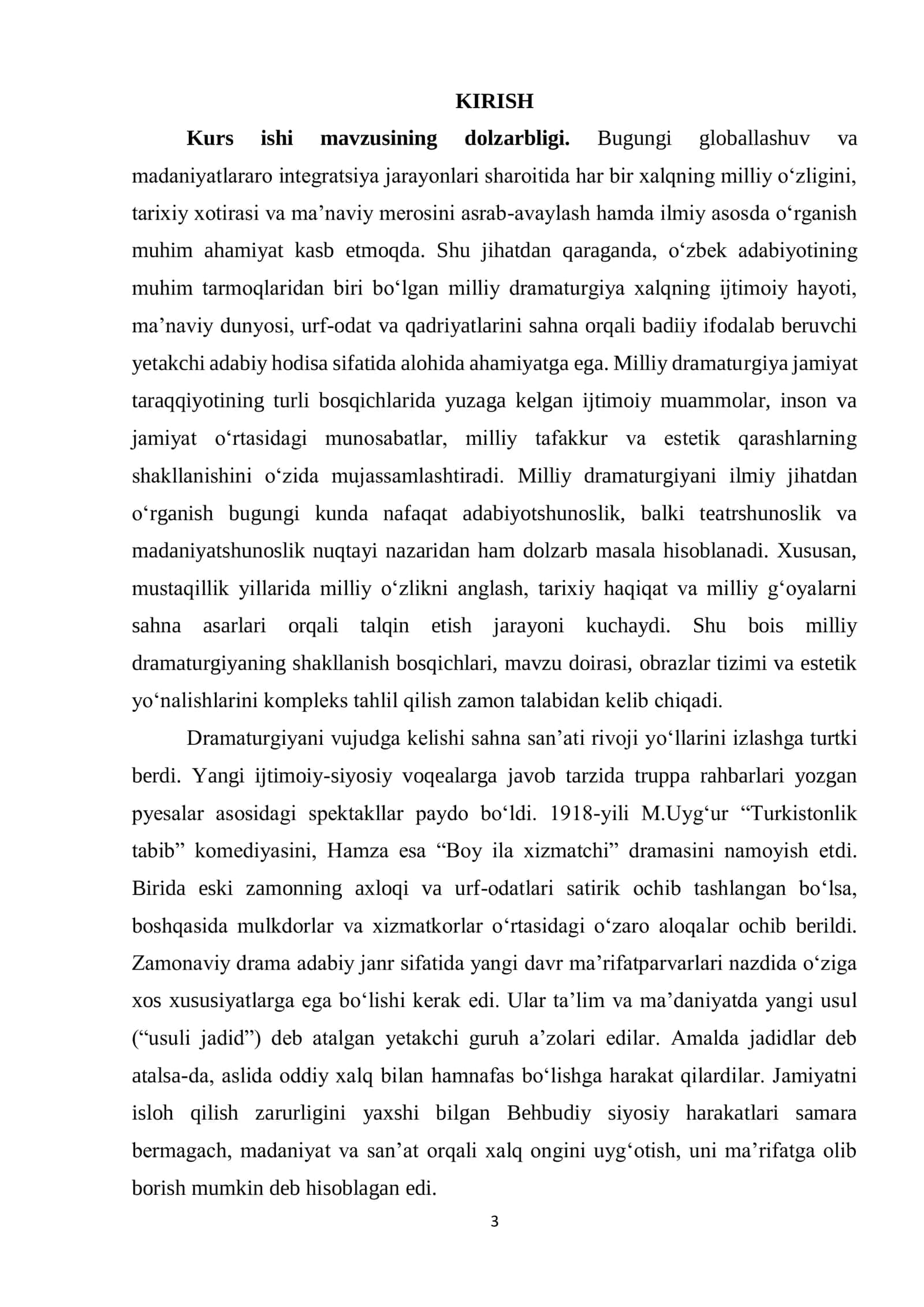 MILLIY DRAMATURGIYA 3