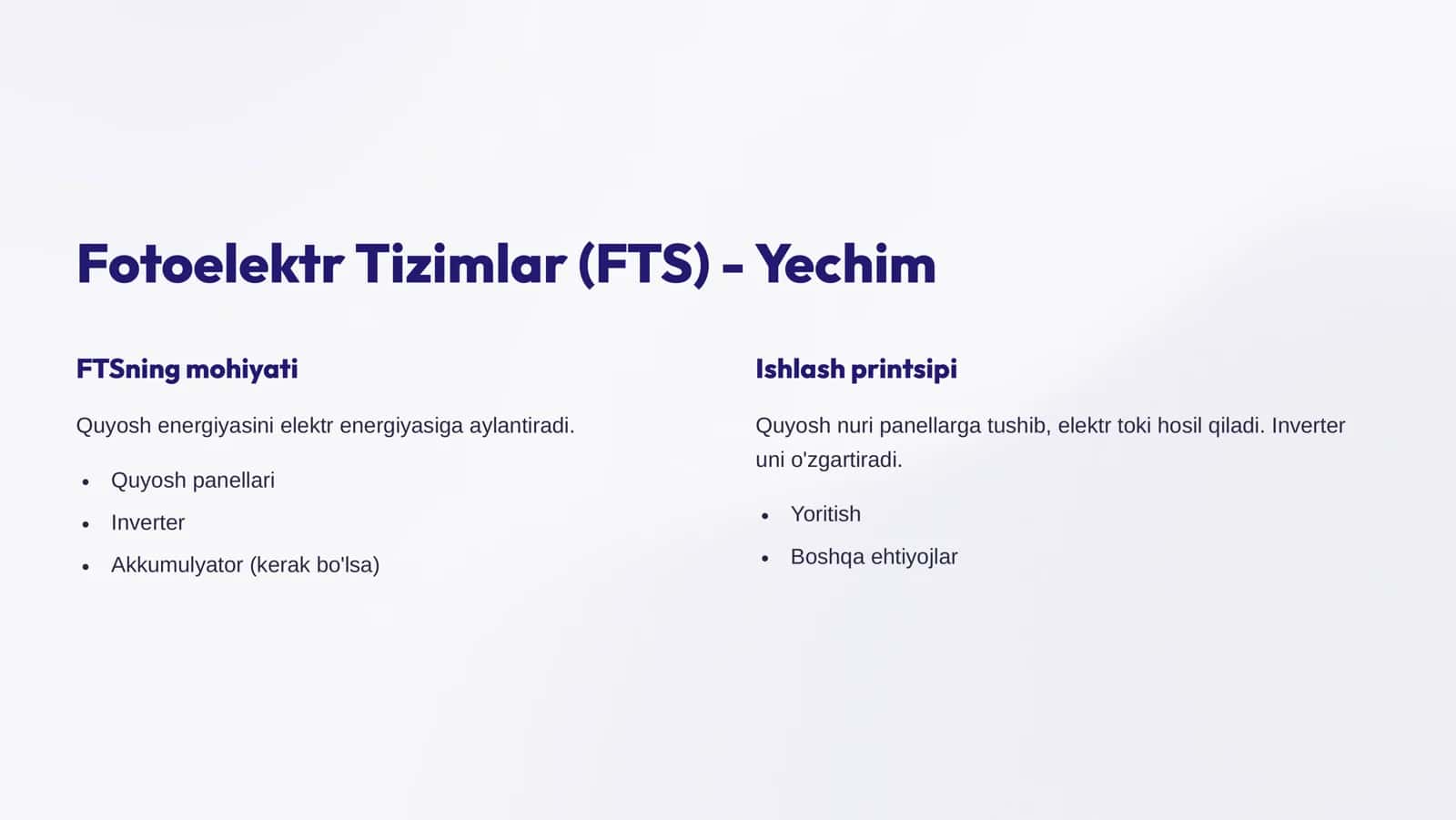 Ko'p Qavatli Binolarning Podyezdlarini Energiya Ta'minoti Uchun Fotoelektr Tizimlar 3