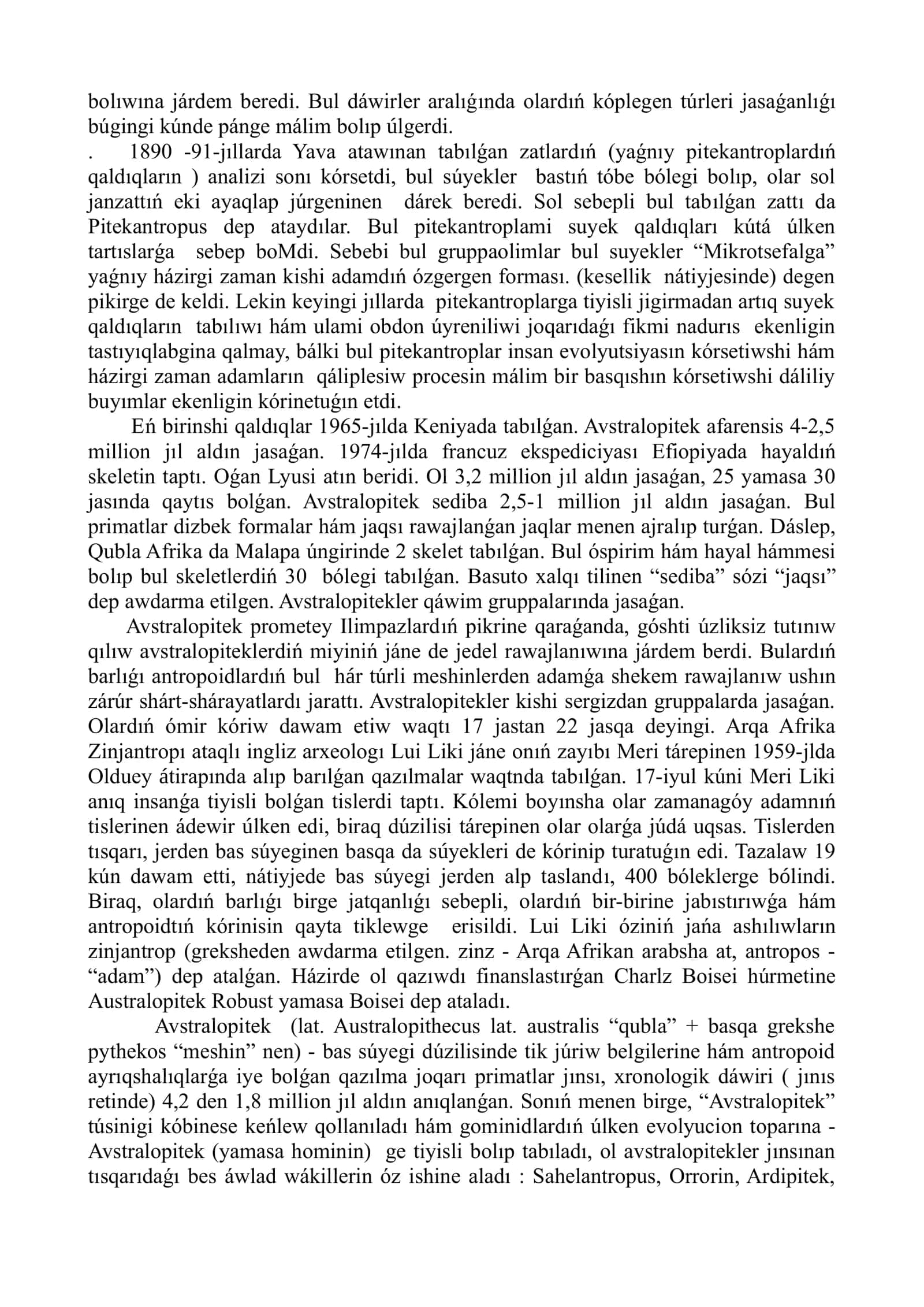 Erte avstralopitekler 3