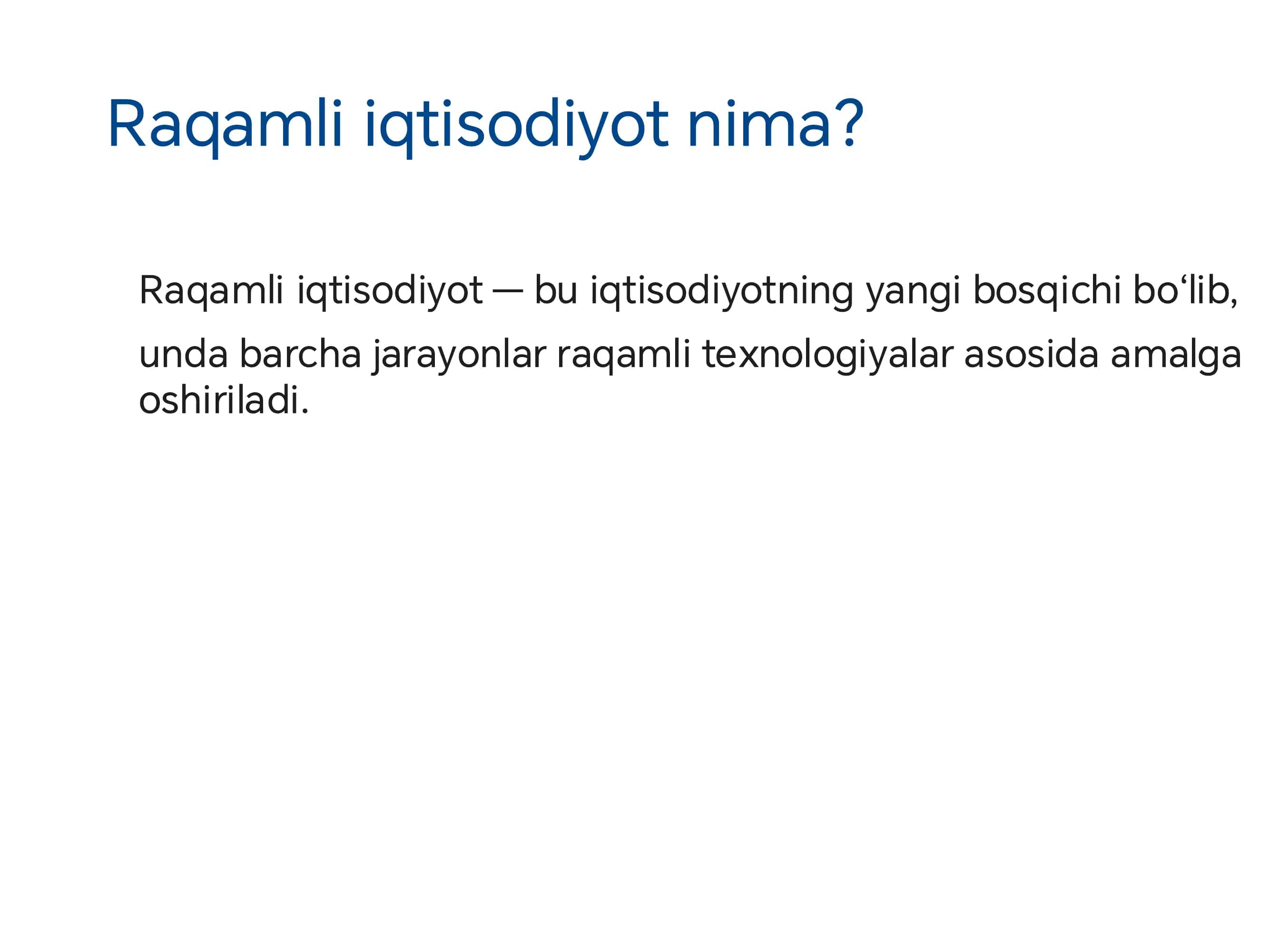 Raqamli iqtisodiyotning xususiyatlari va xorijiy davlatlarda raqamli iqtisodiyotning rivojlanishi 3