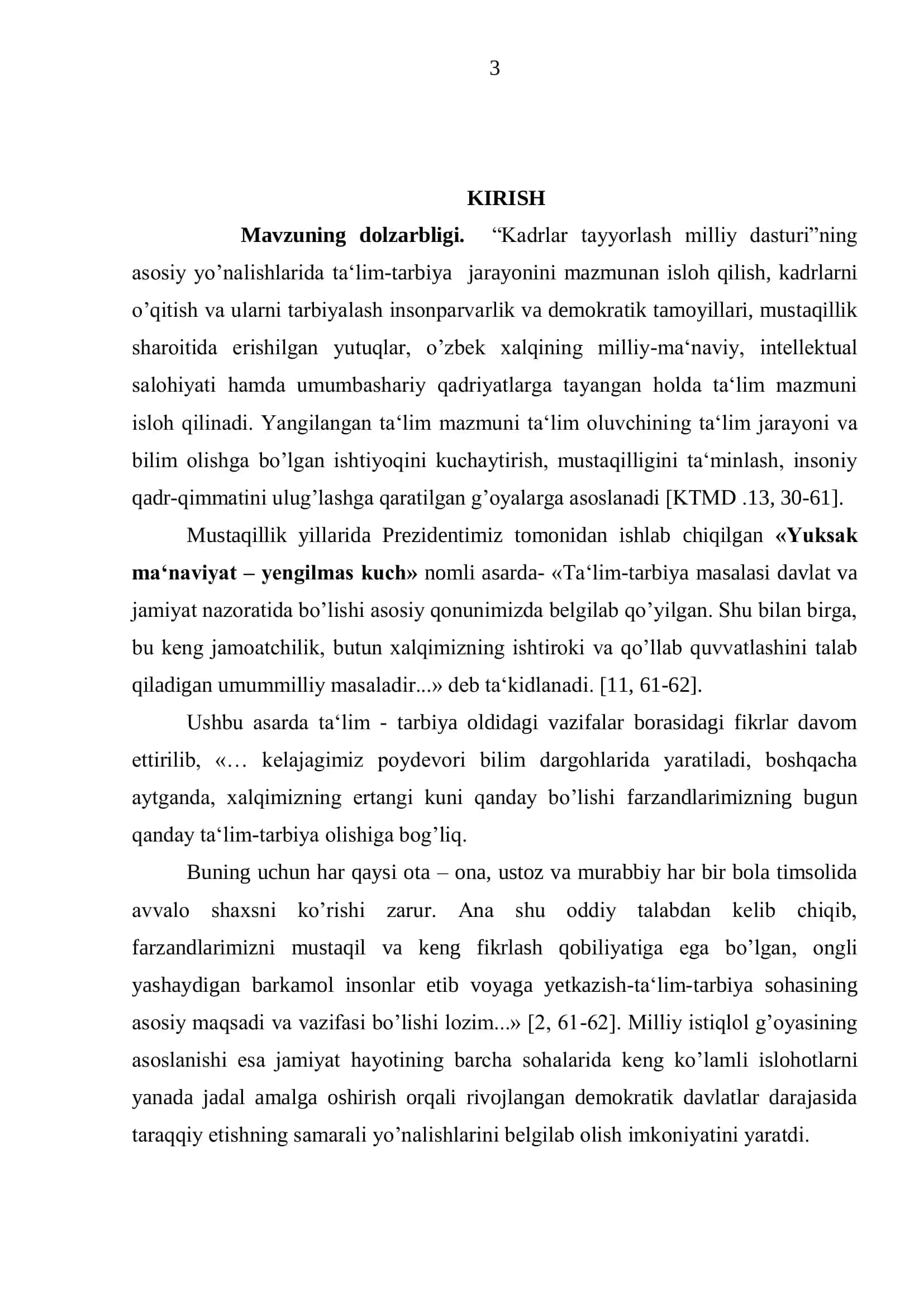 MAKTABGACHA TA’LIM YO‘NALISHI BITIRUVCHISI 3