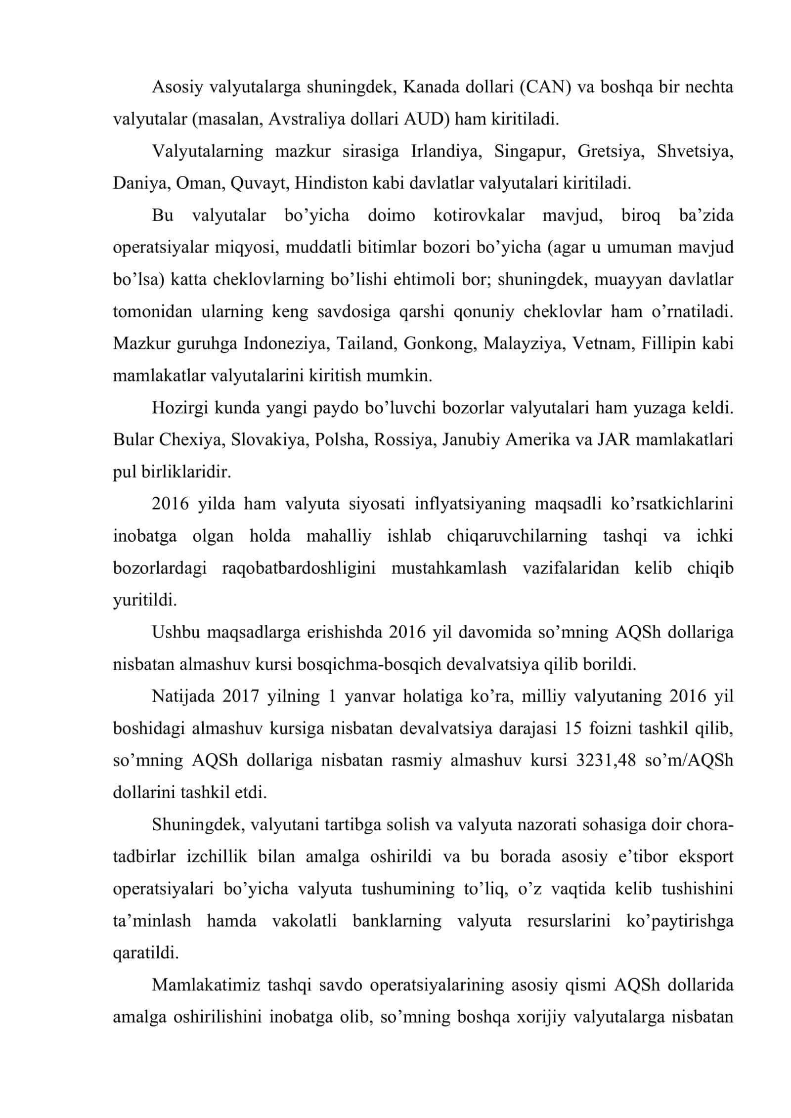 Tijorat banklarining valyuta operatsiyalari 3