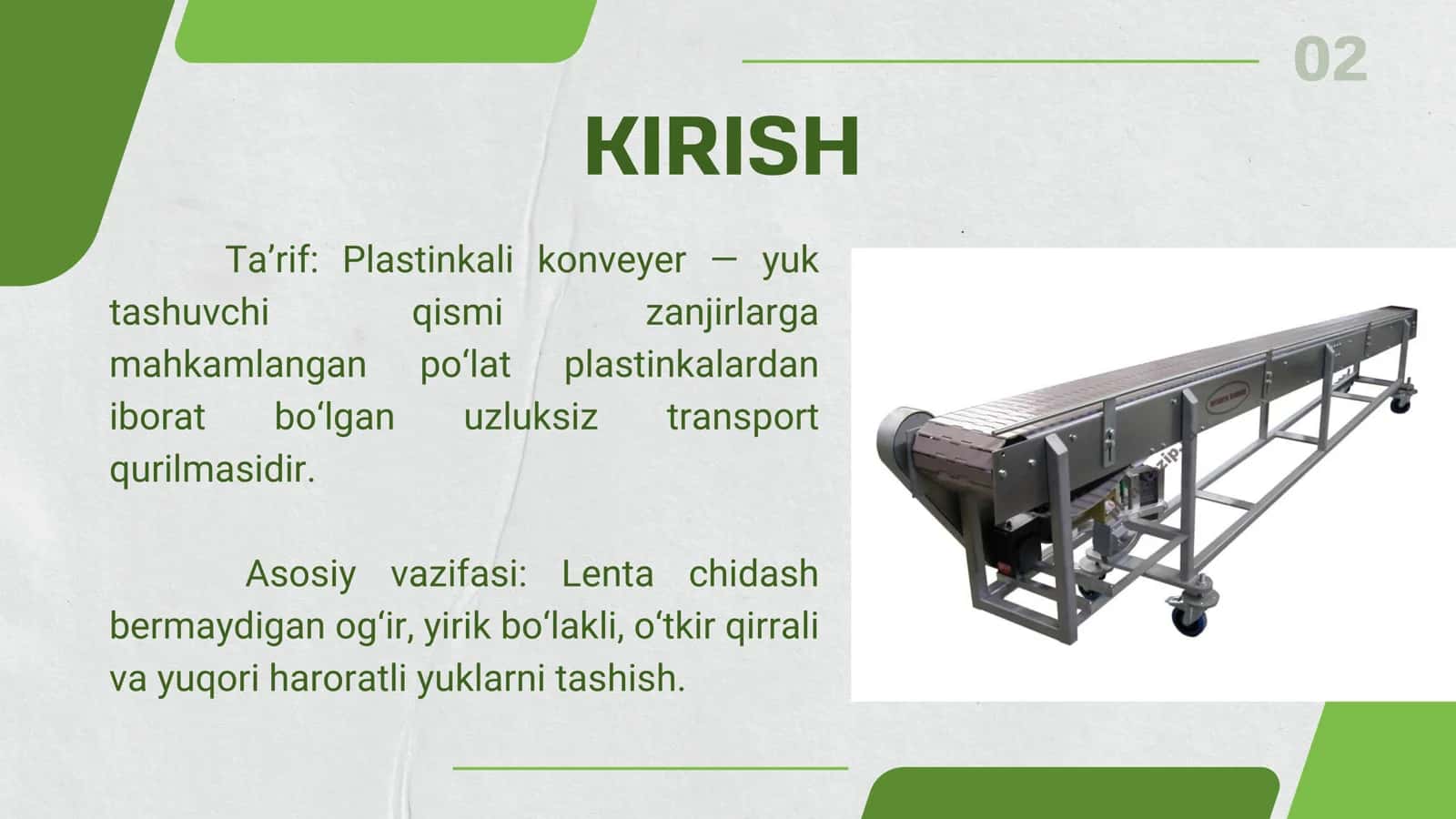 PLASTINKALI KONVEYER 3