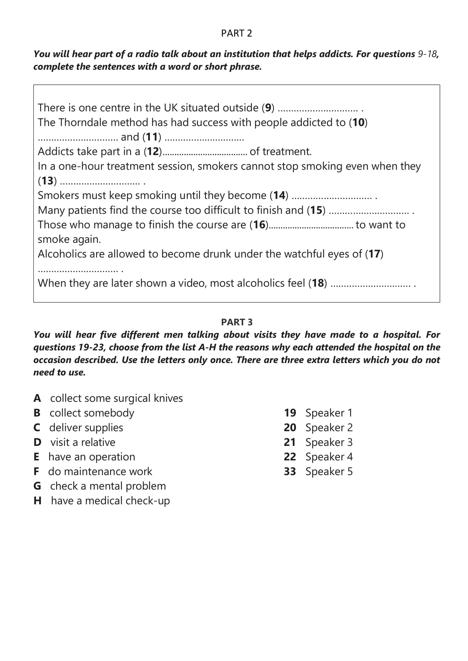 MULTI-LEVEL LISTENING PART 1 3