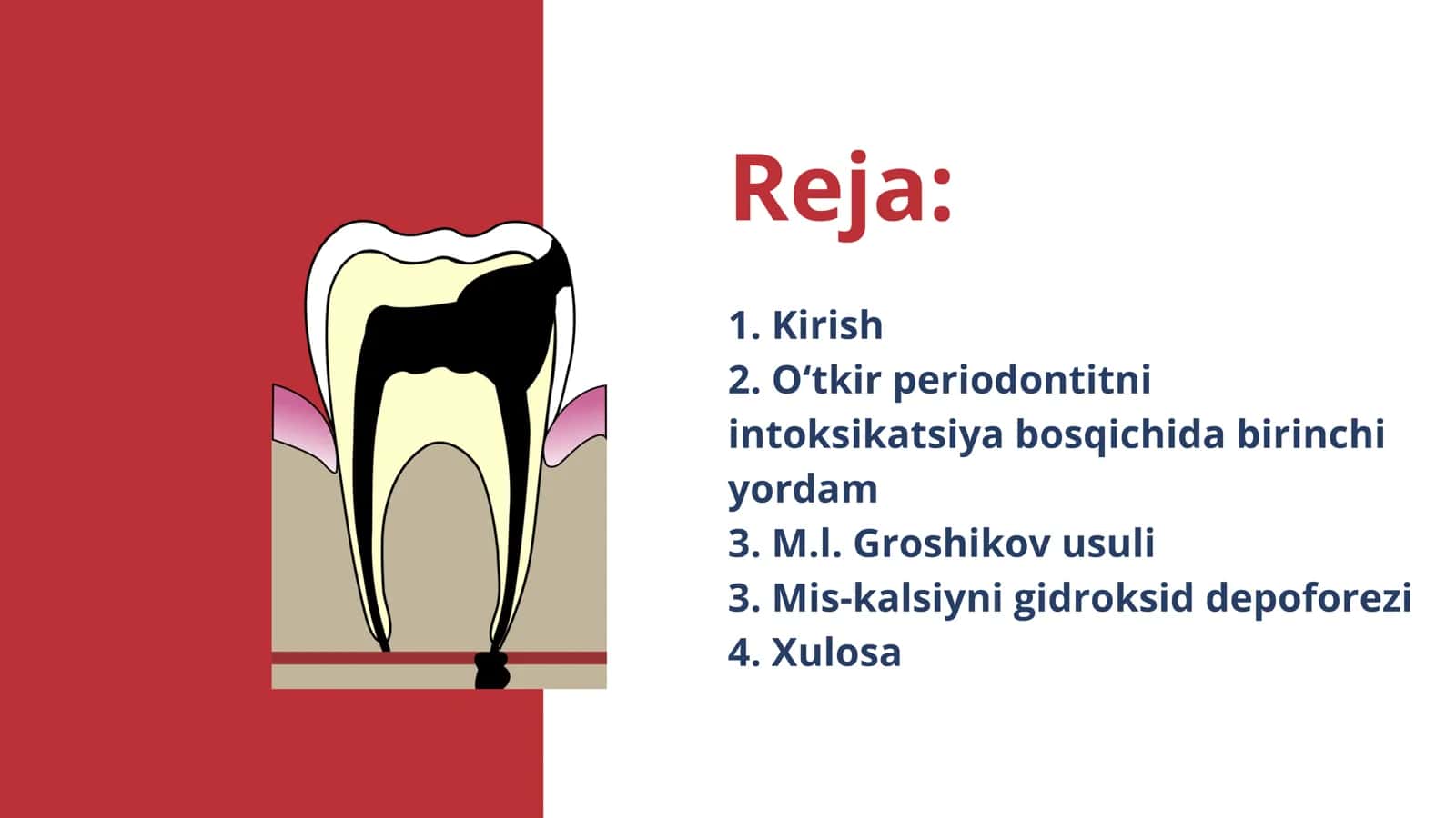 Oʻʻtkir periodontit uchun birinchi yordam 3