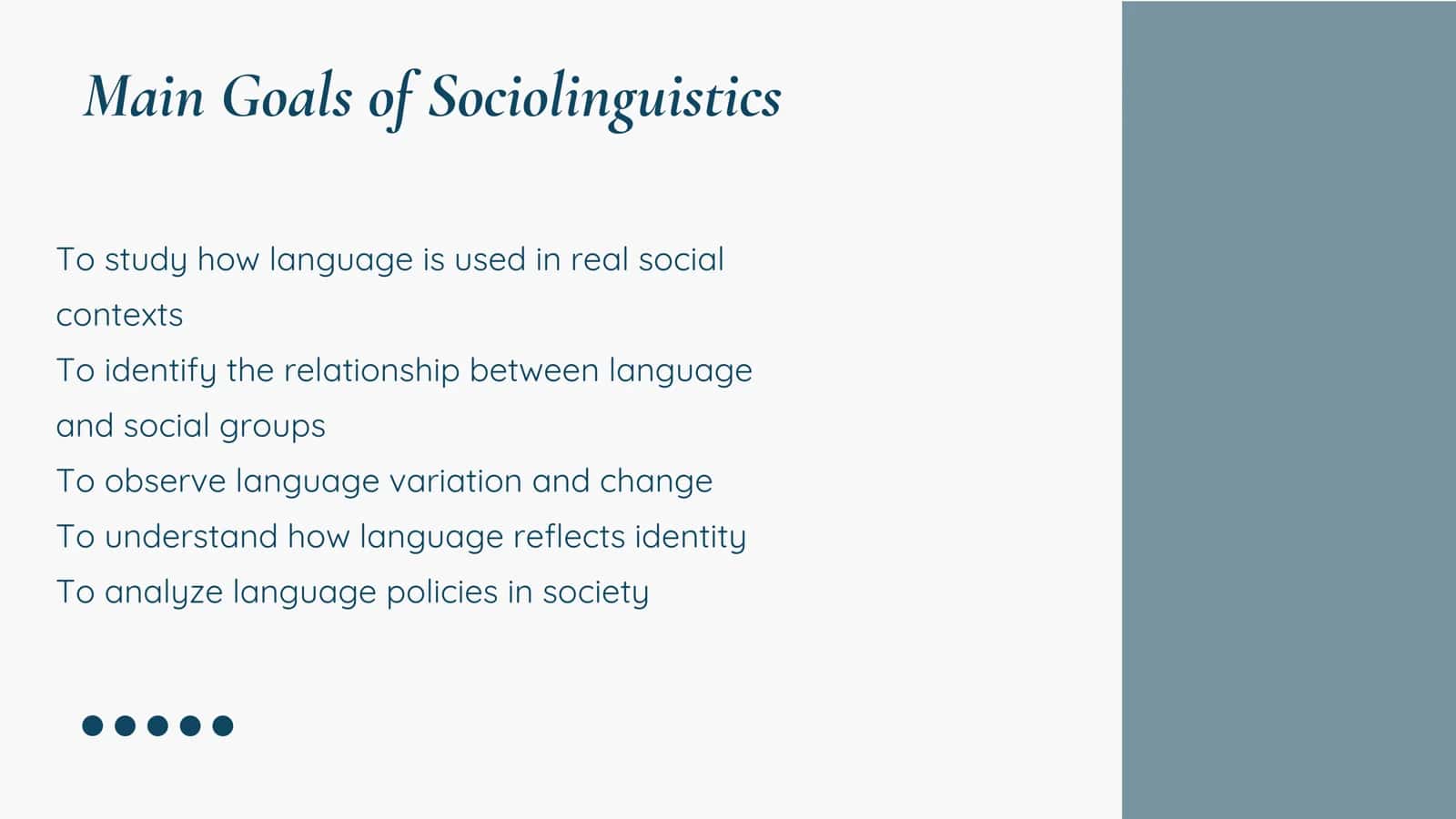sociolinguistics 3