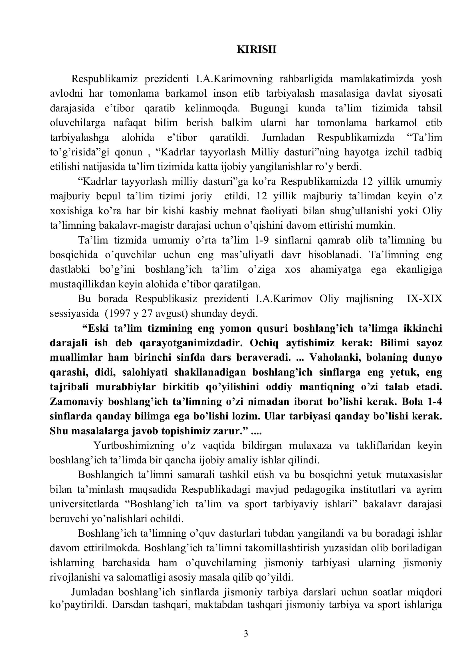 Boshlang’ich sinflar jismoniy tarbiyasi (Uslubiy qo’llanma) 3