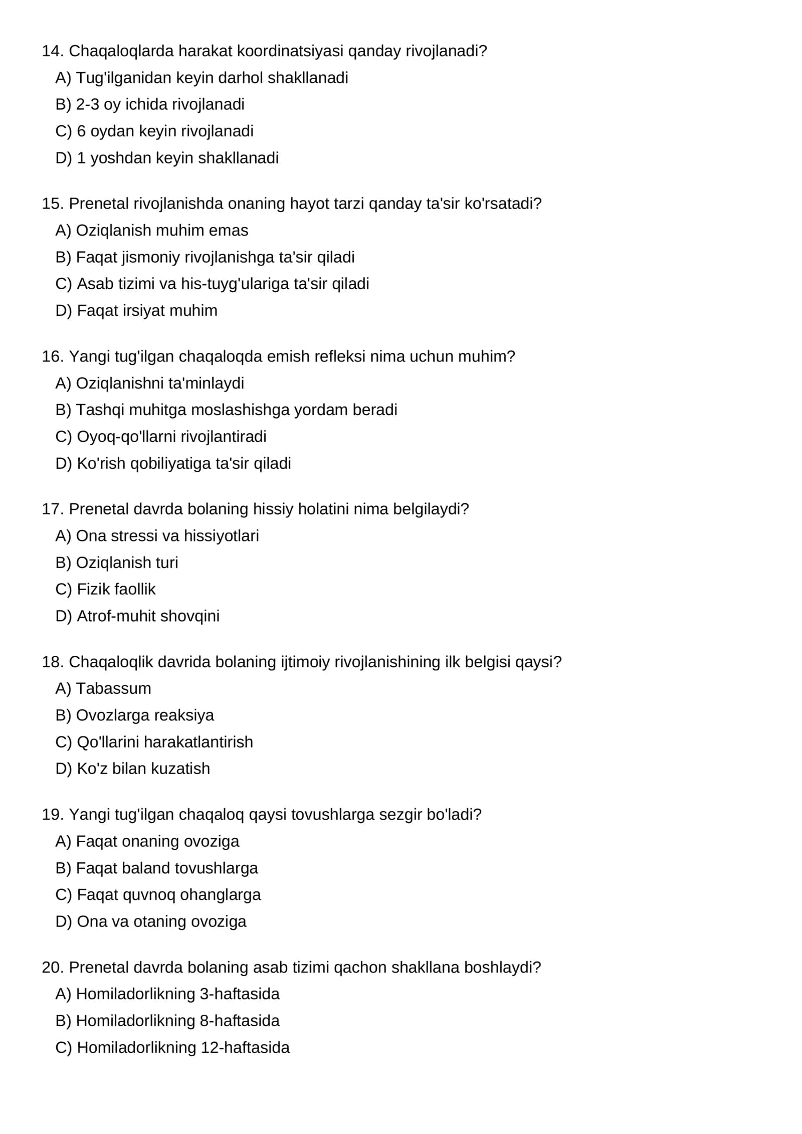 Prenetal va chaqaloqlik davrida psixofiziologik rivojlanish 3