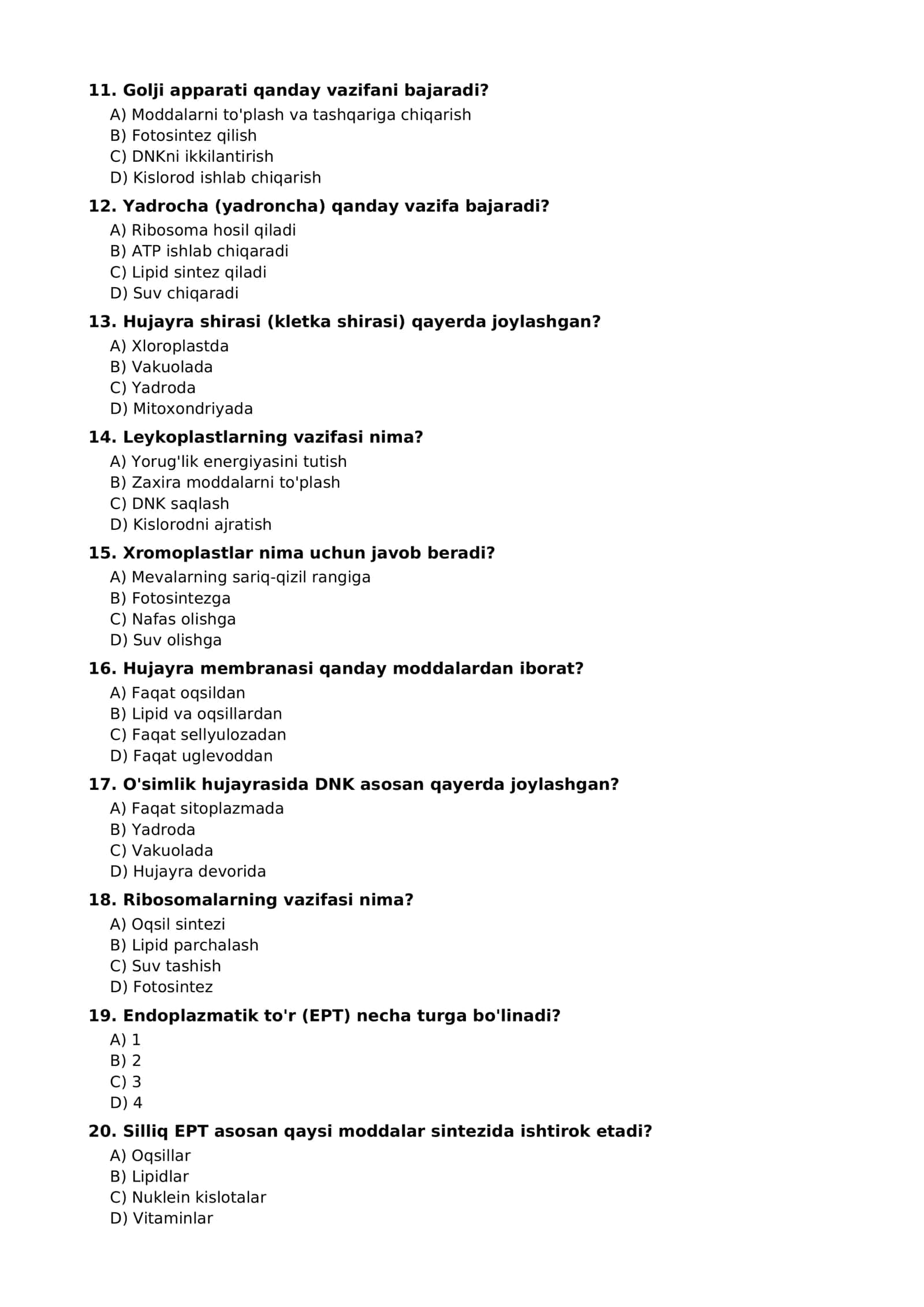 biologiya testi 3