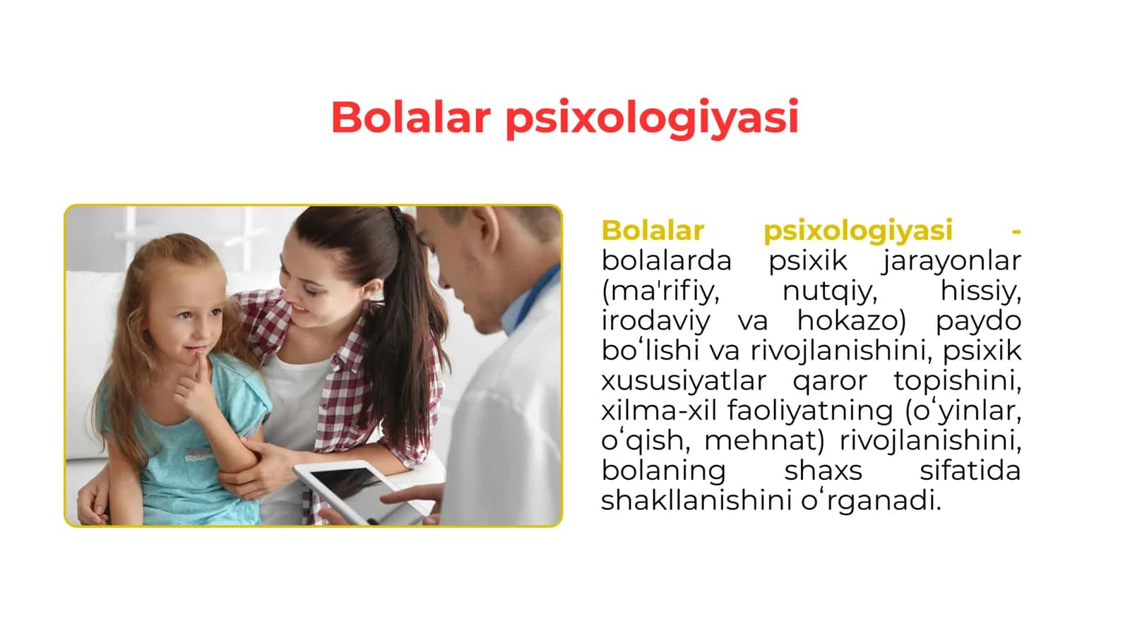 Bolalar psixologiyasiyasidagi muammolar 3