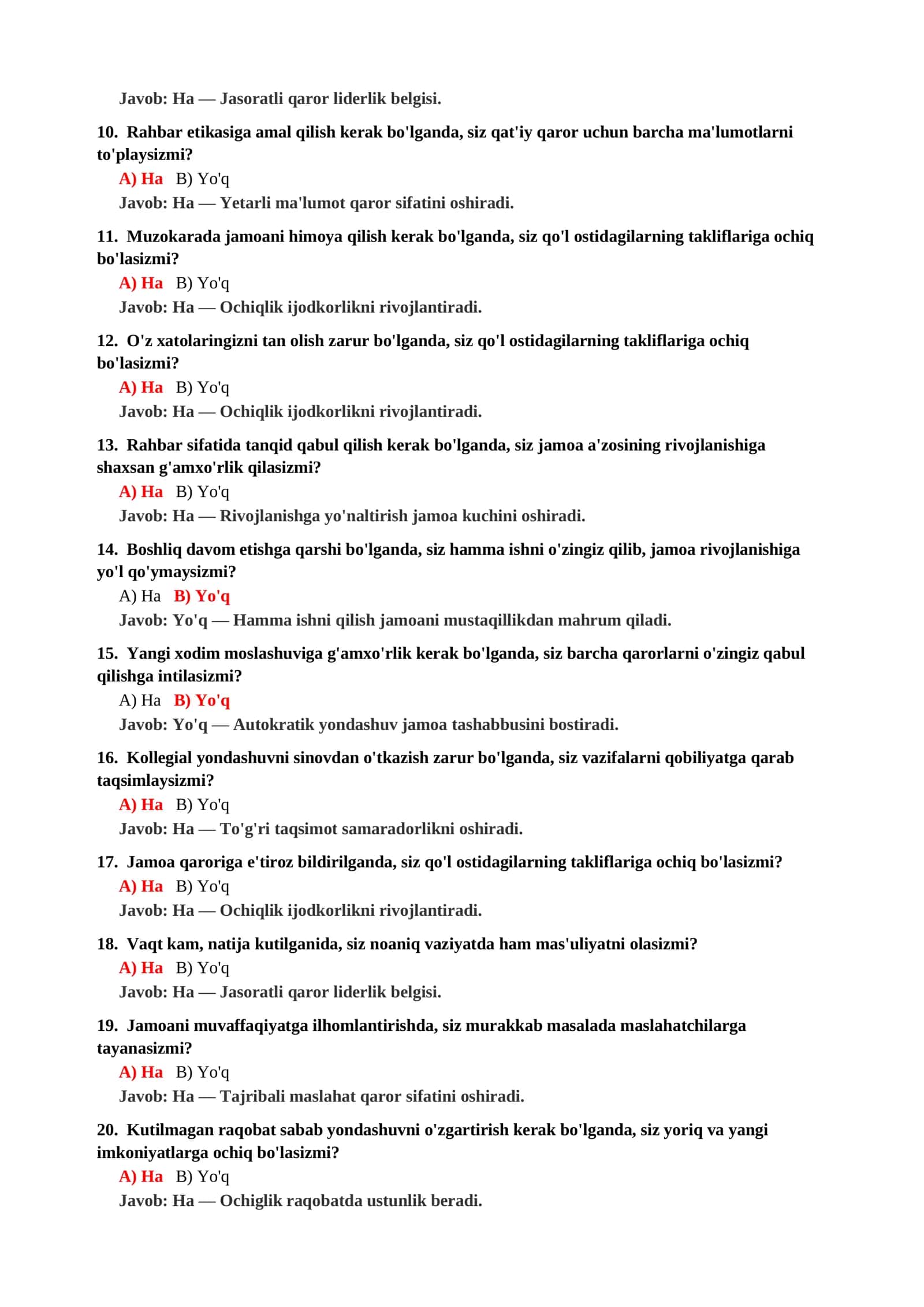 O'SMIRLAR PSIXOLOGIYASI FANIDAN TESTLAR 3