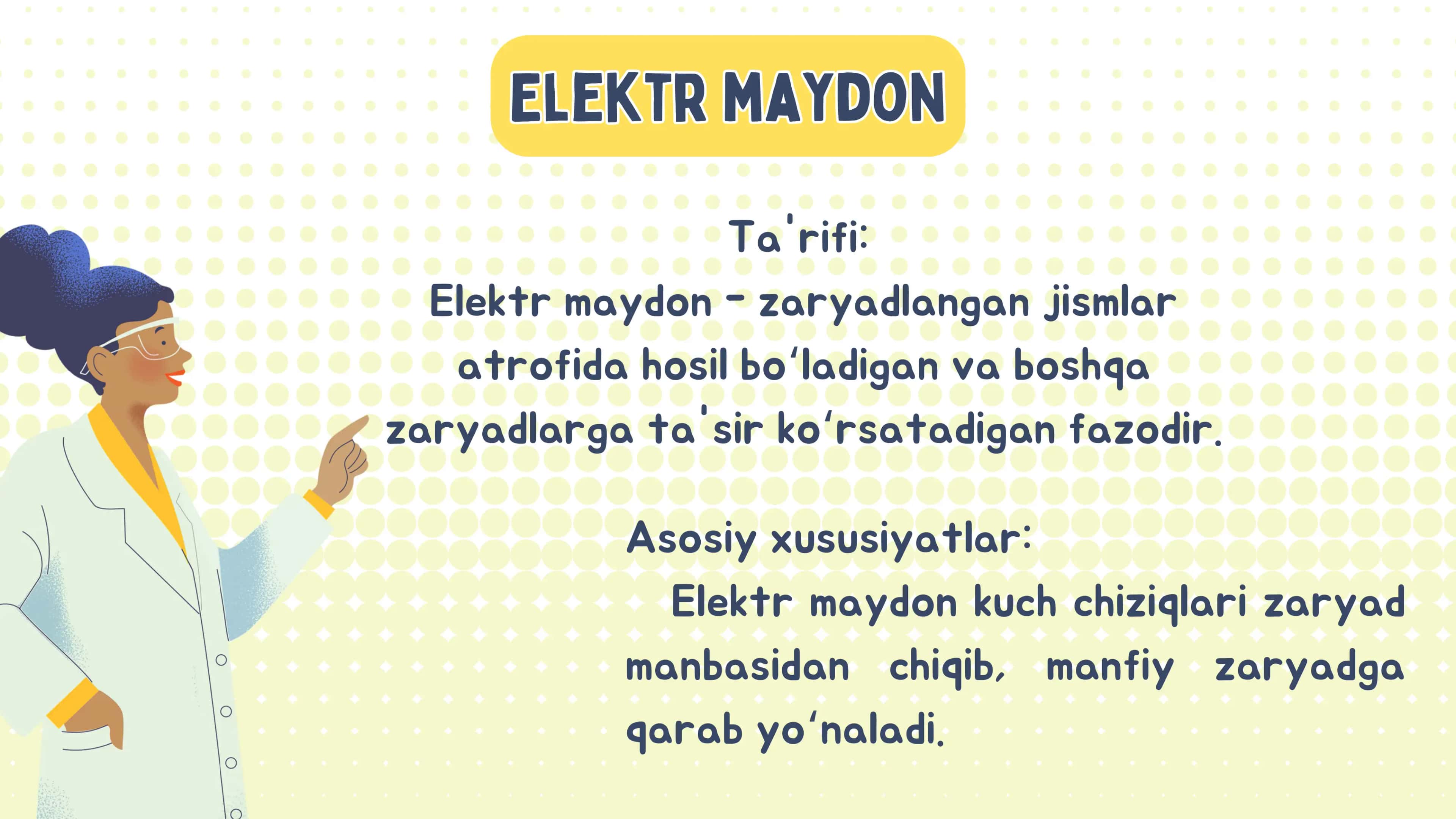 Elektr maydon 3