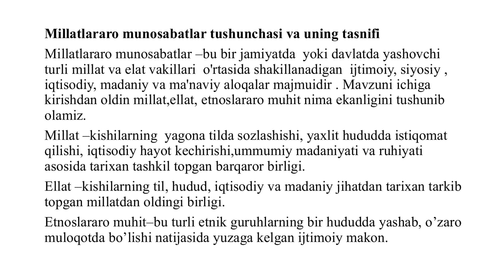 Millatlararo munosabatlar muhtida ijtimoiy ish .Nazokat 3