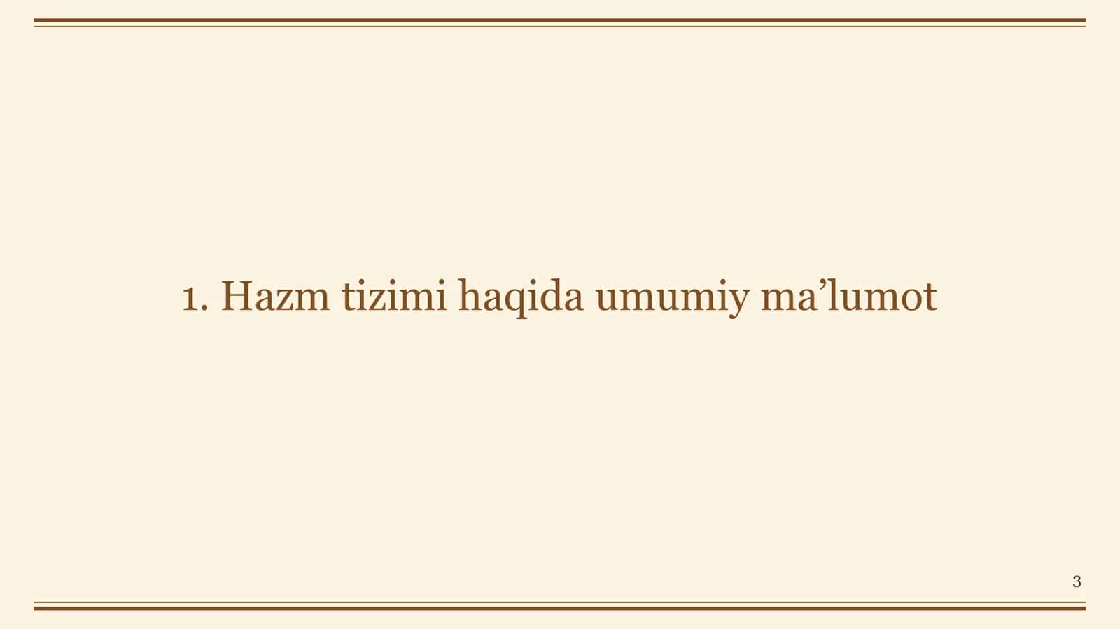Buxoro Davlat Tibbiyot Instituti - Hazm tizimi 3