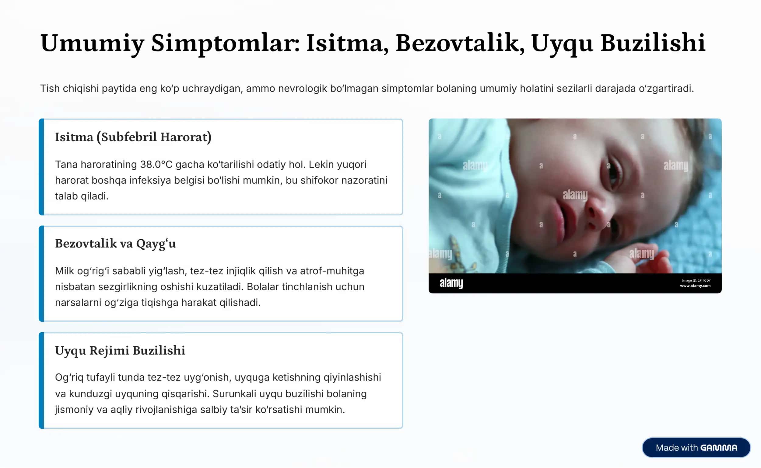 Yosh Bolalarda Tish Chiqish 
Davrida Nevrologik Simptomlar 3