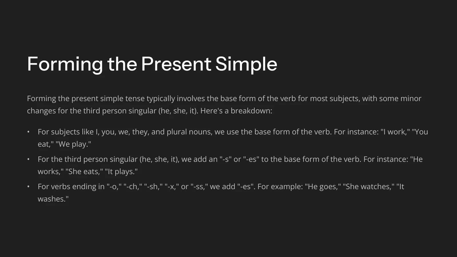 Present Simple: Jobs 3