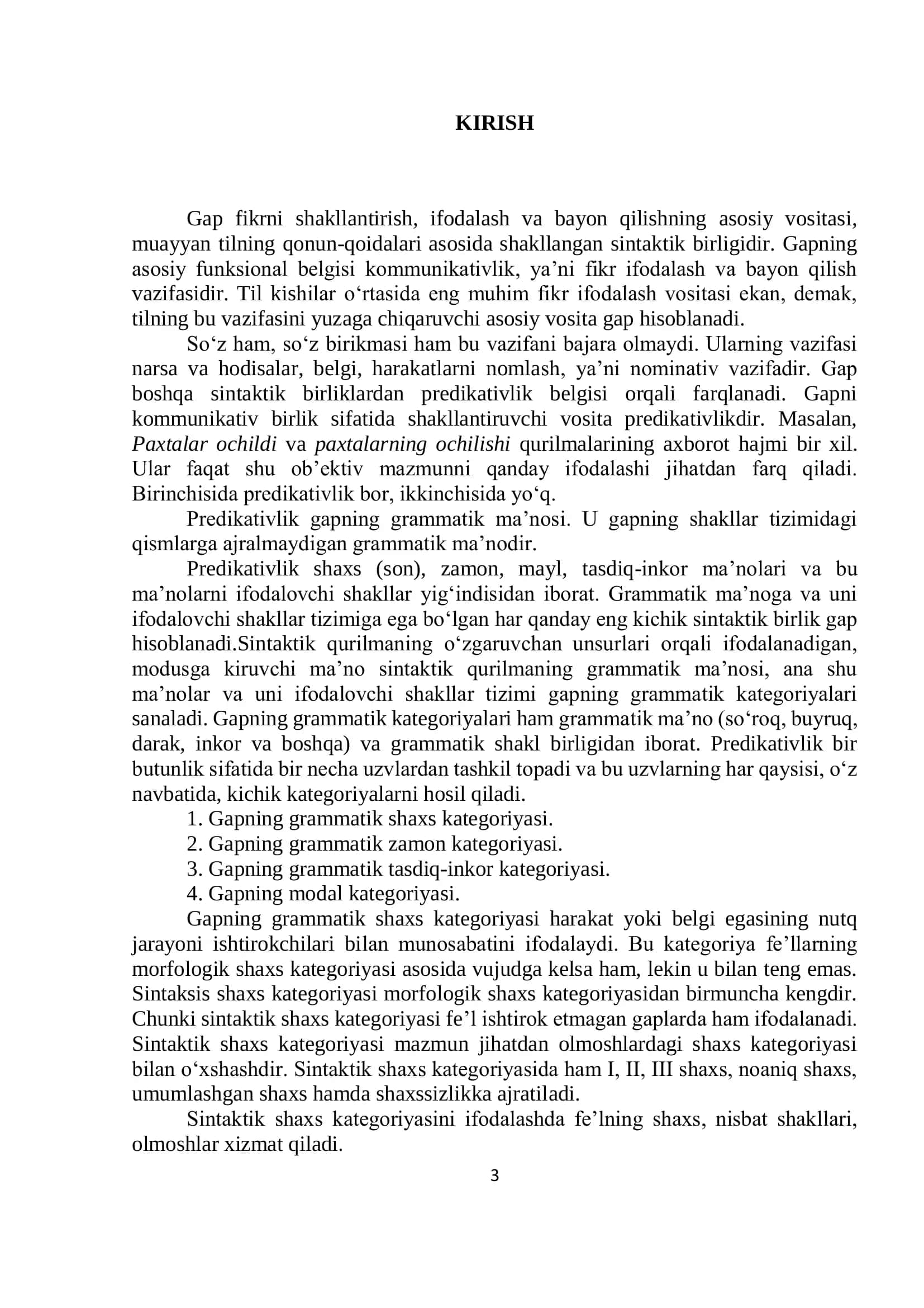 O‘ZGA GAPNING TURLARI 3