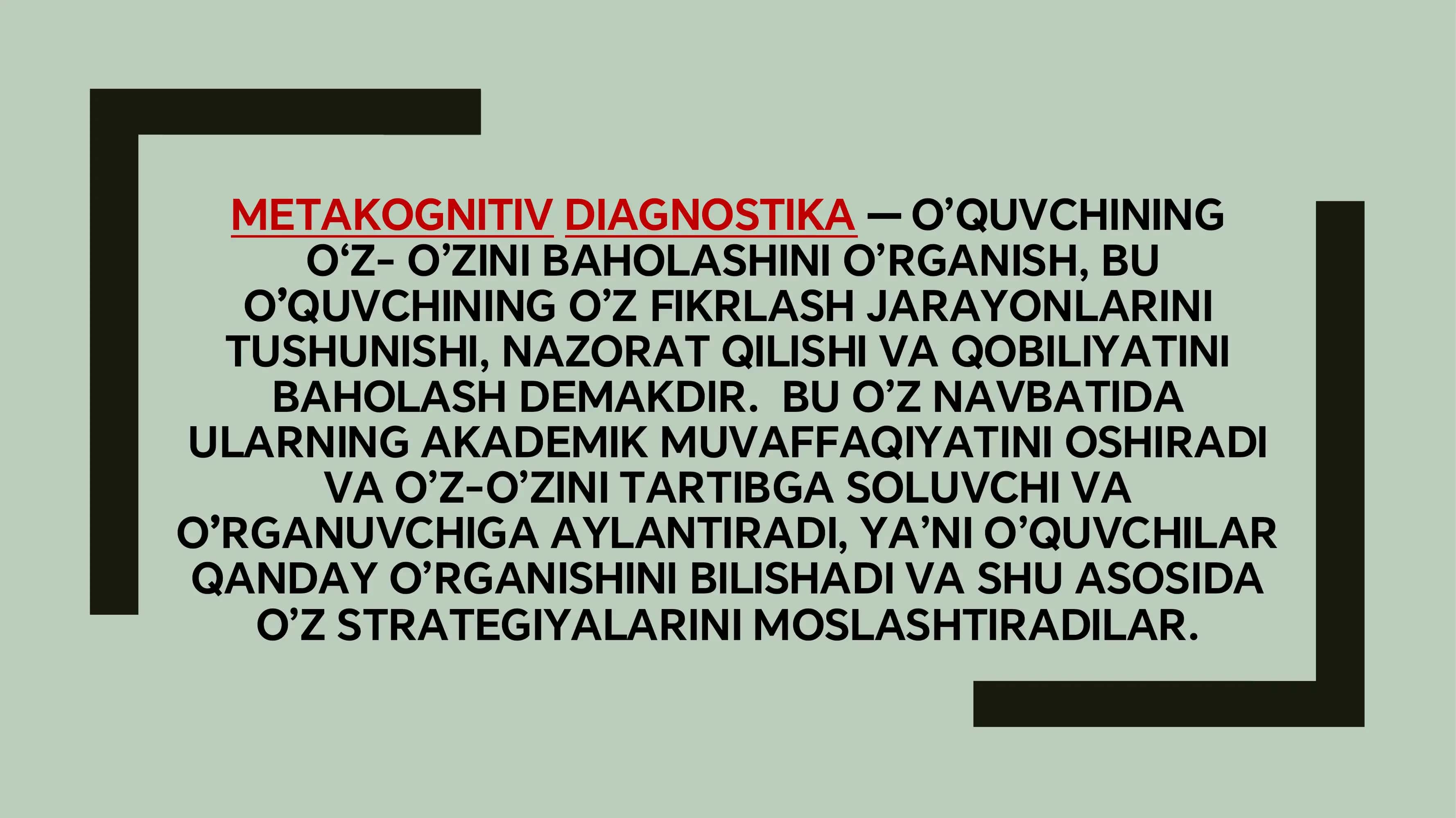 Metakognitiv diagnostika 3