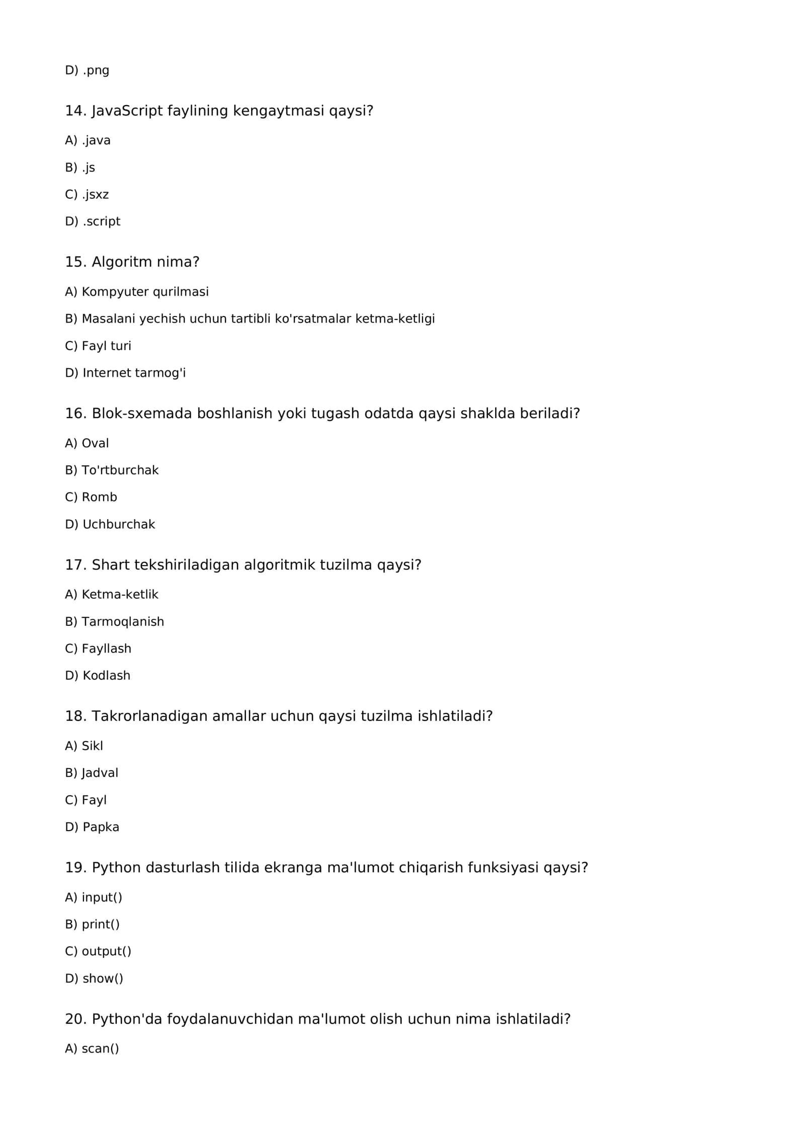 INFORMATIKA FANIDAN 50 TA TEST 3
