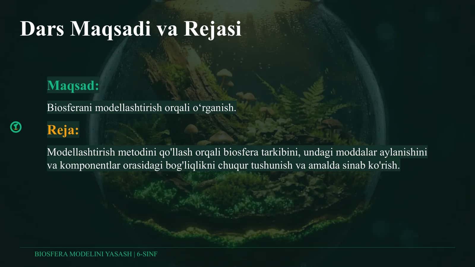 BIOSFERA MODELINI YASASH 3