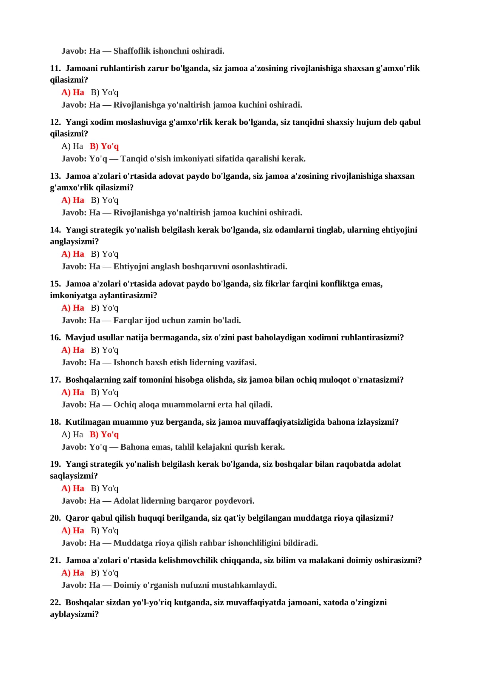 O'QITUVCHI PSIXOLOGIYASI FANIDAN TESTLAR 3