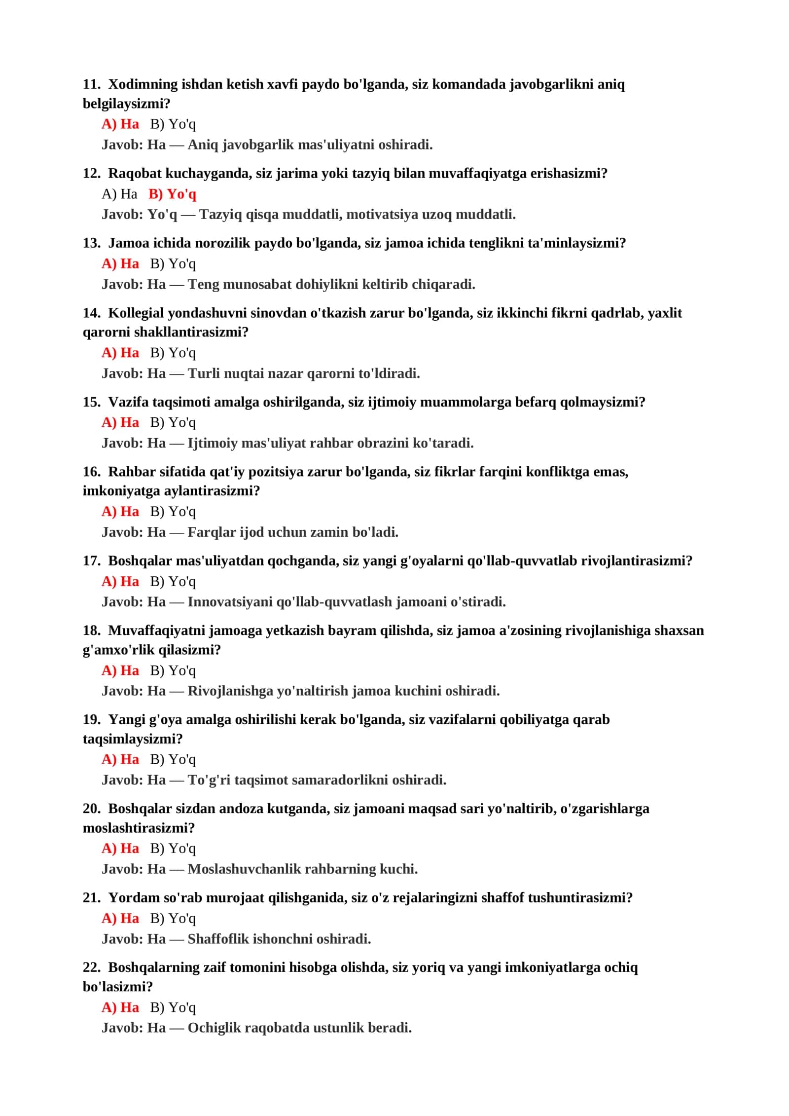 PSIXOLOGIYADA BILISH JARAYONLARI TESTLARI 3